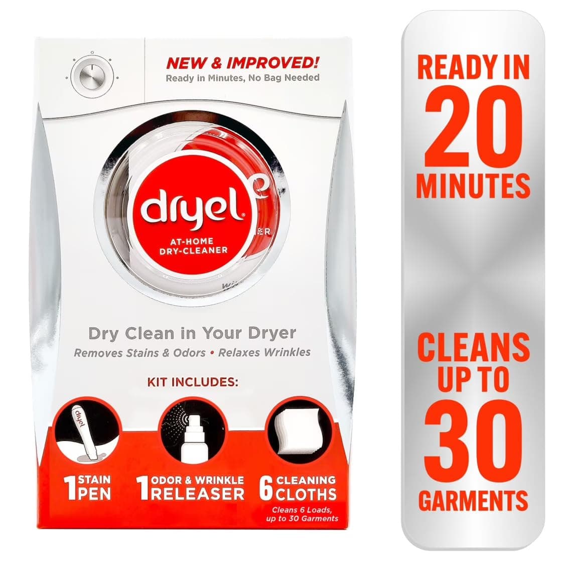Dryel At-Home Dry Cleaning Starter Kit , Breeze Clean Scent 1 kit