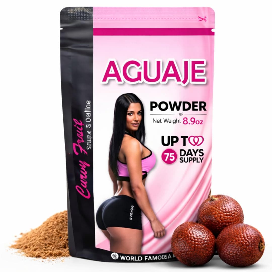 Original Aguaje CurvyFruit Powder for Bigger Butt, Breast and HIPS - 8.9 oz - 75 Days Supply