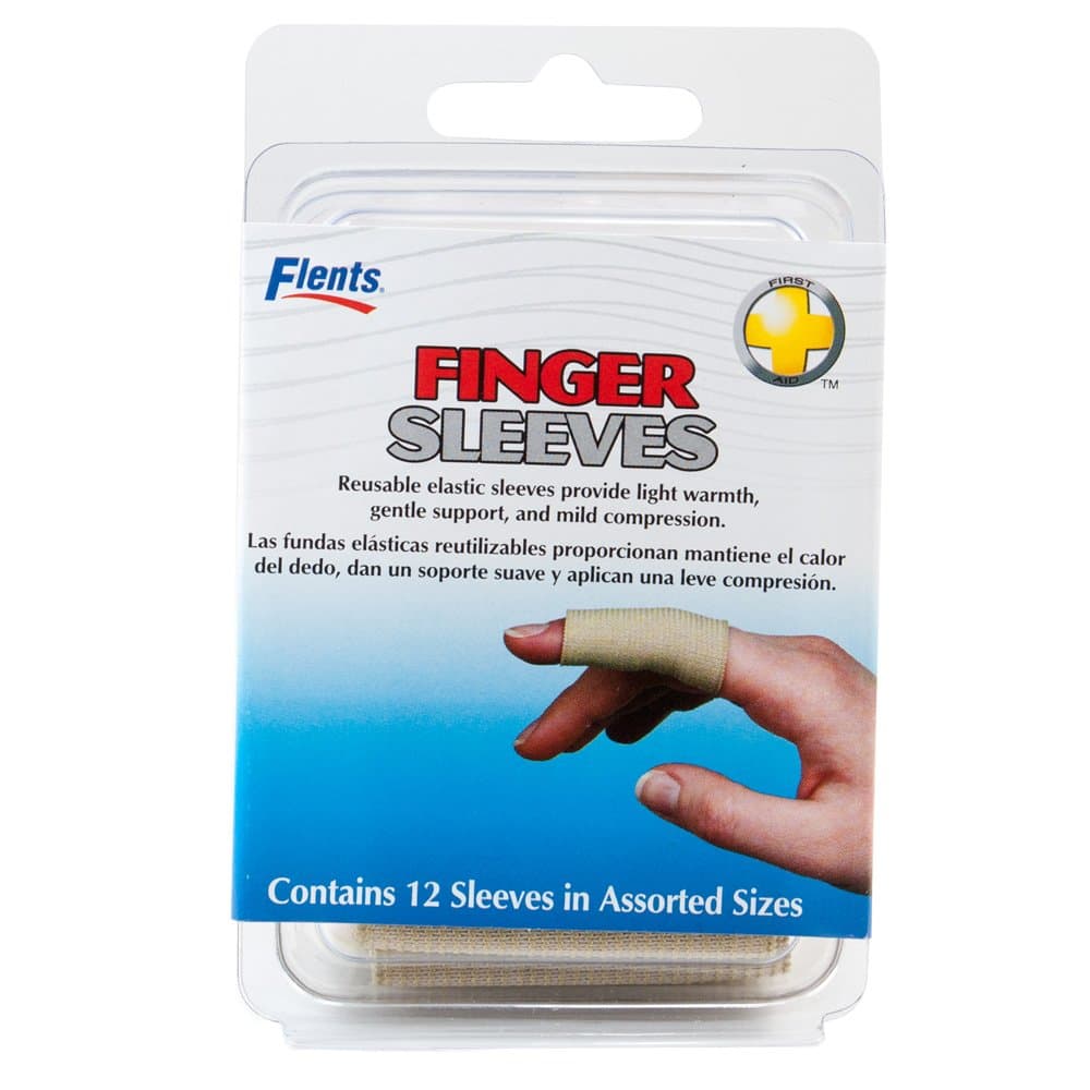 Flents Finger Sleeves Assorted Sizes - 12 Pack of 2