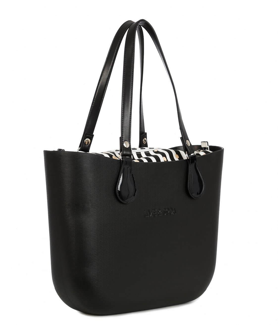 Lime & Soda Women’s Handbag - Made of Foam Rubber - EVA bag with Detachable Faux Leather Handle - Women Lightweight Tote Bag