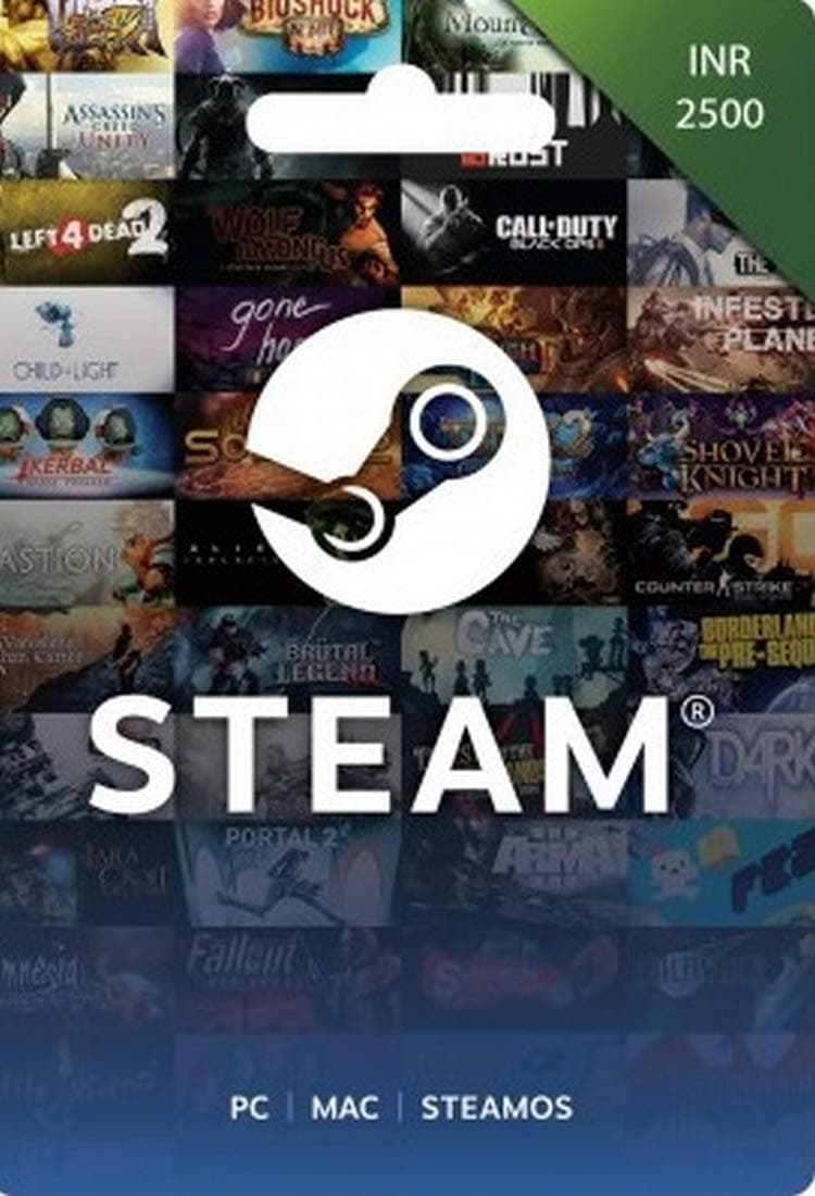 Valve Corporation INR 2500 Steam Wallet Code(Digital Code-Email Delivery within 2 hours)