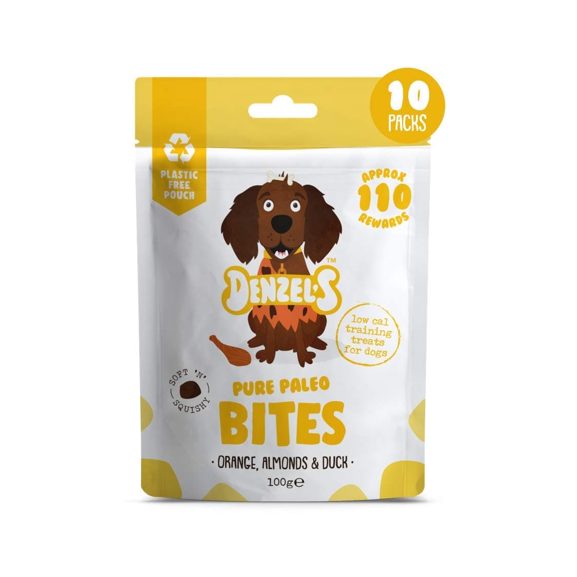 Denzel's All Natural Dog Treats - Training Bites - Pure Paleo (10 x 100g)