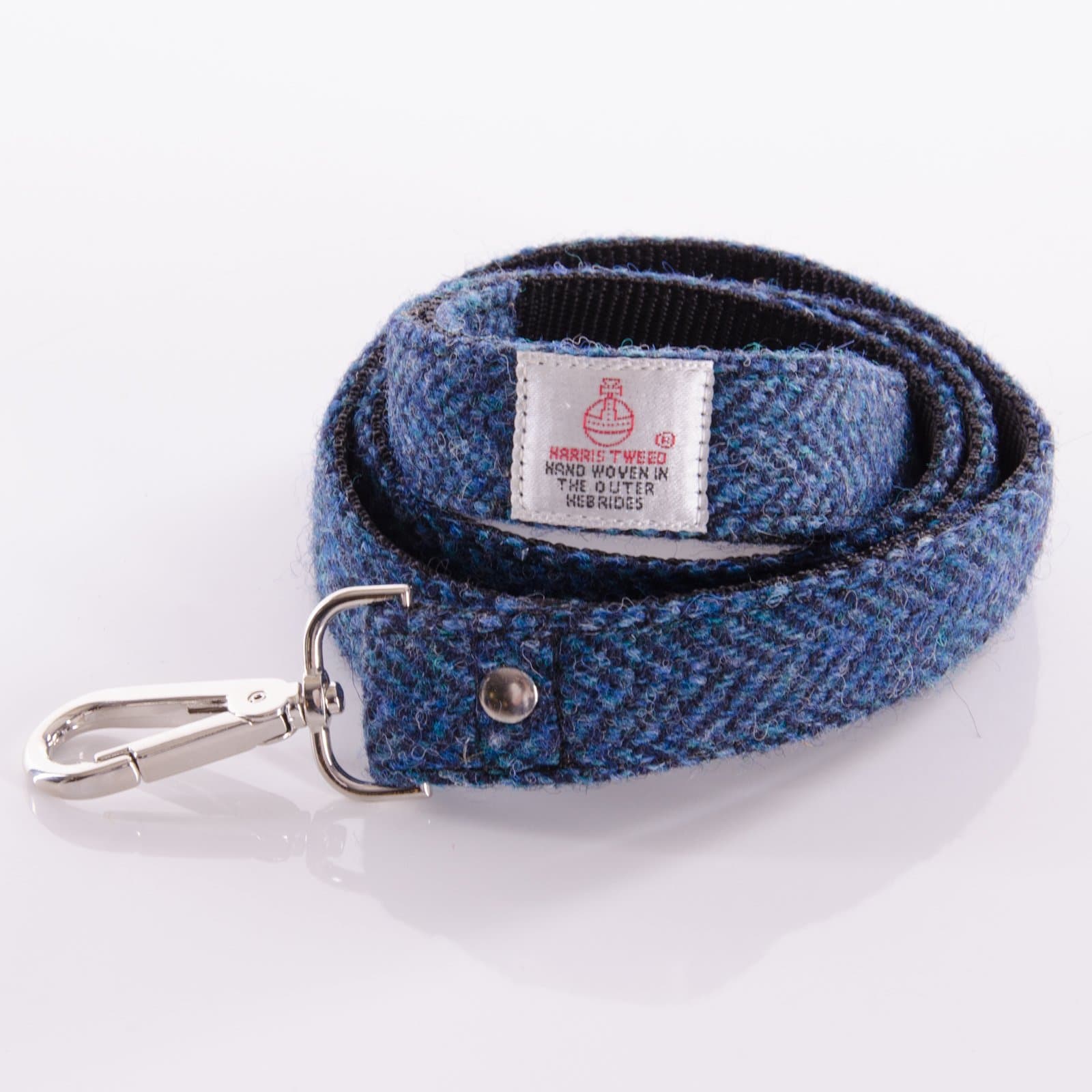 Blue Dog Lead in Stunning Harris Tweed Fabric