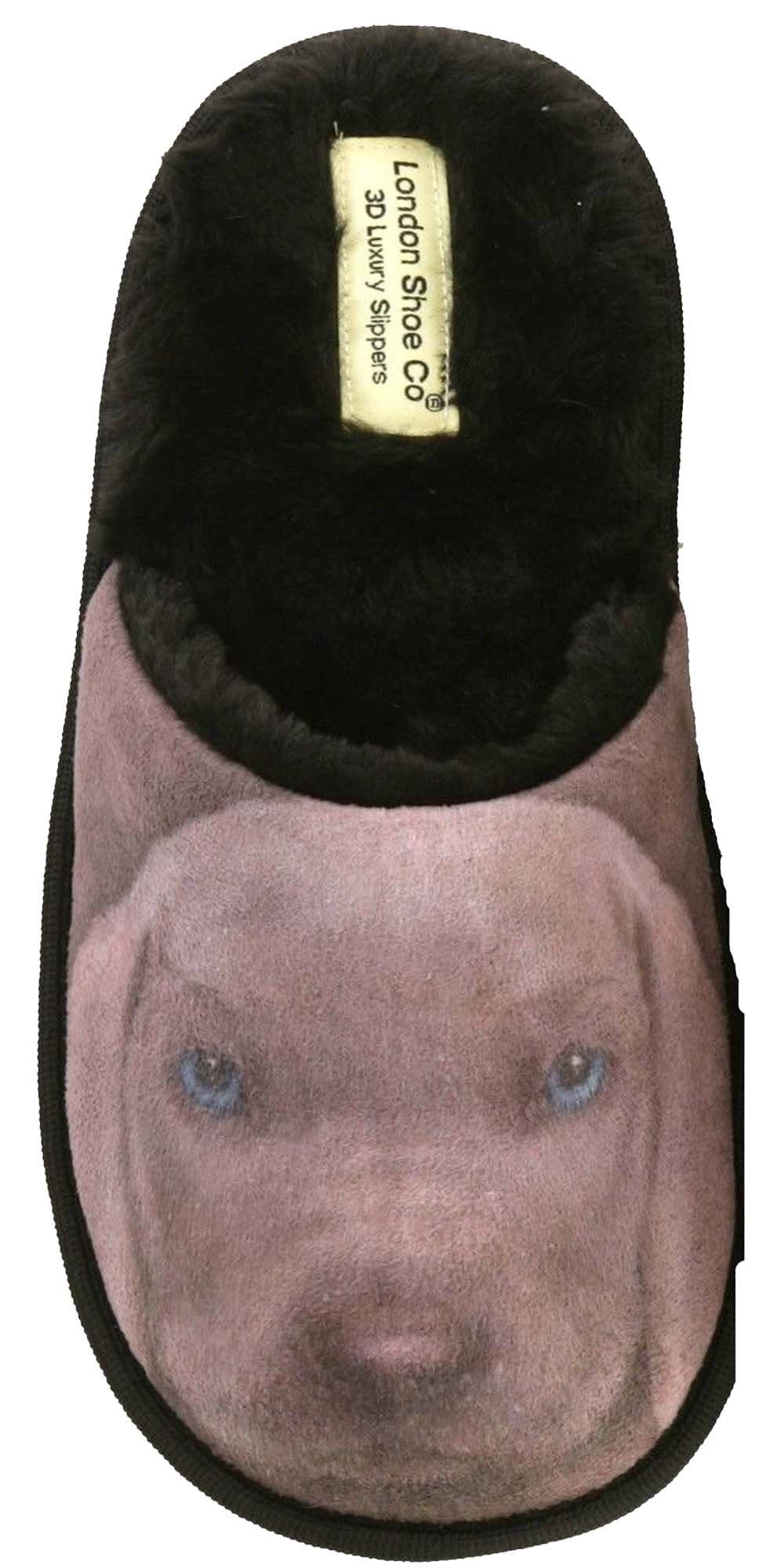 Ladies 3D Print Novelty Slippers Kitten Cats & Puppy Dogs