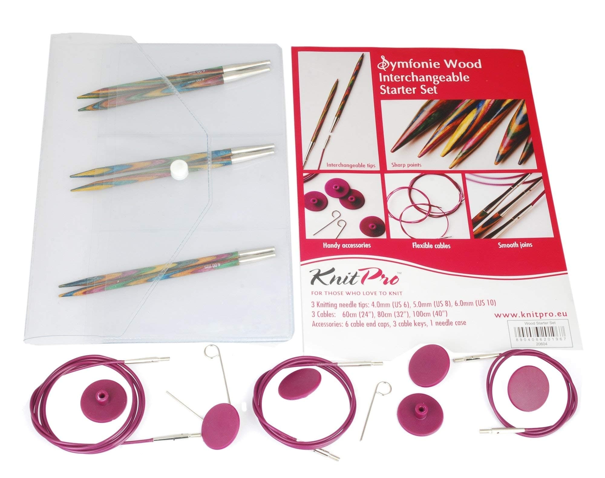 KnitProK20604 Interchangeable Needles Starter kit, 1-Pack, Multicolor
