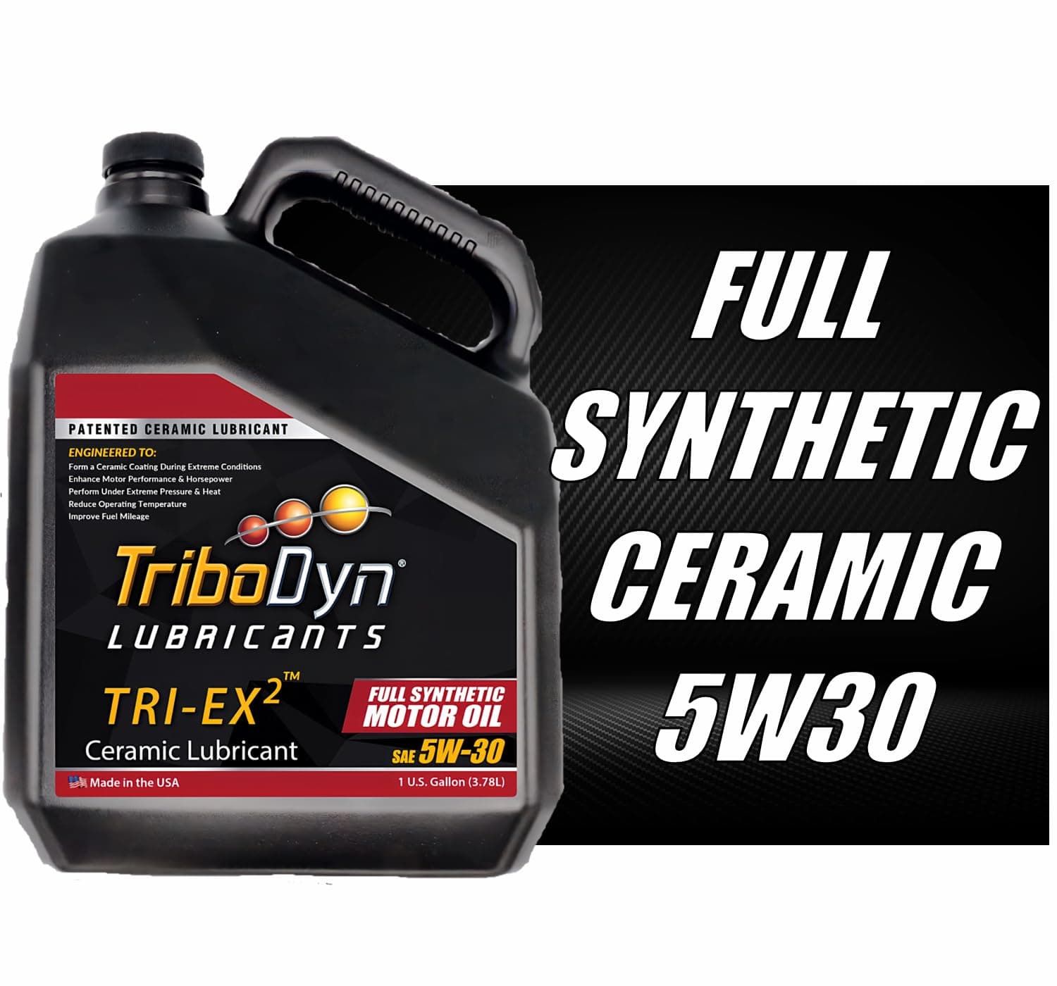 TRI-EX2 DEXOS SAE 5w30 Full Synthetic Motor Oil with Ceramic Coating (1 Gallon)