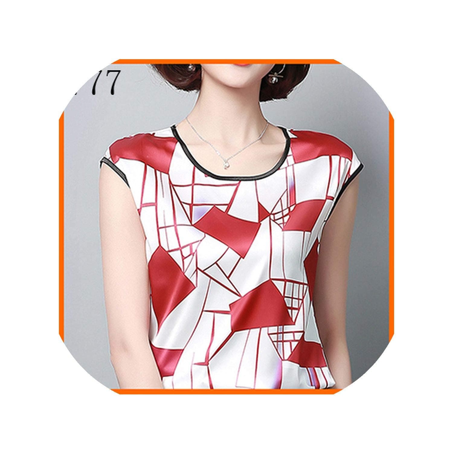 Women Blouses Tops Summer Casual Shirt Fashion Blouse Womens Camouflage Shirts Batwing Sleeve Chiffon Top Plus Size 5XL