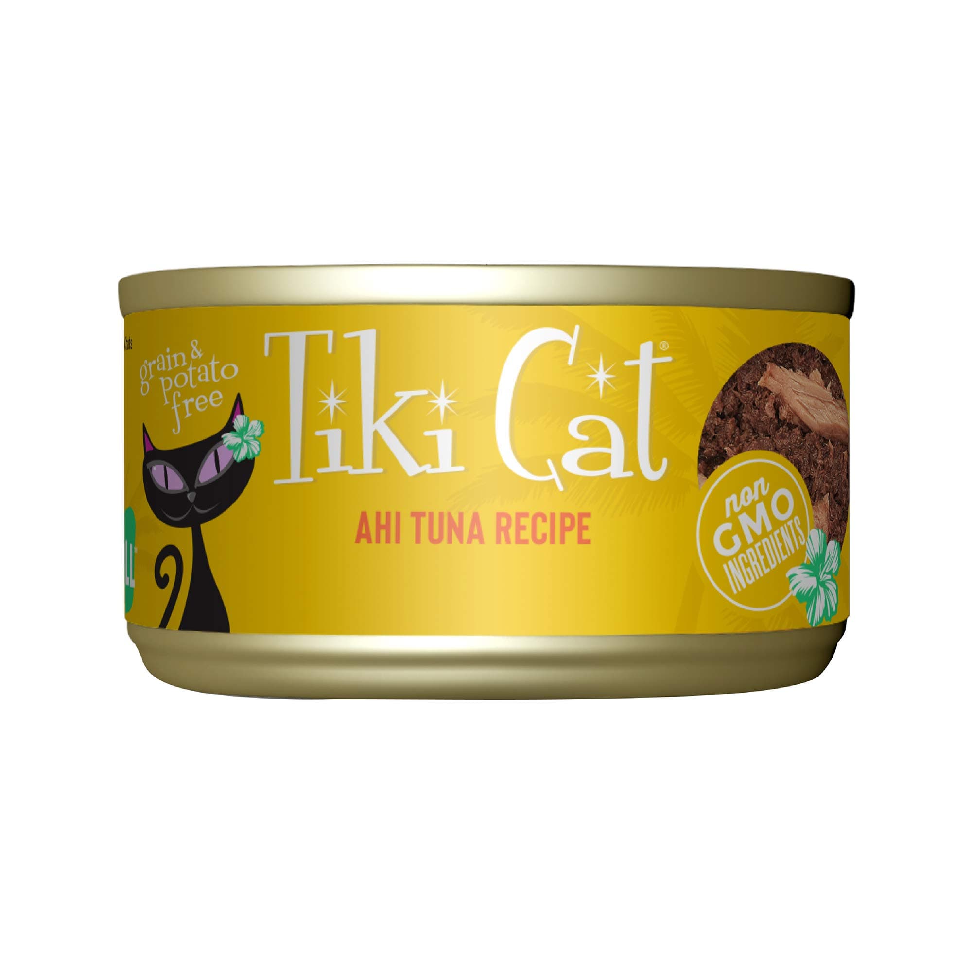 TIKI Cat Canned Food for Cats, Hawaii Grill Ahi Recipe, 2.8 Oz Cans (Pack of 12)