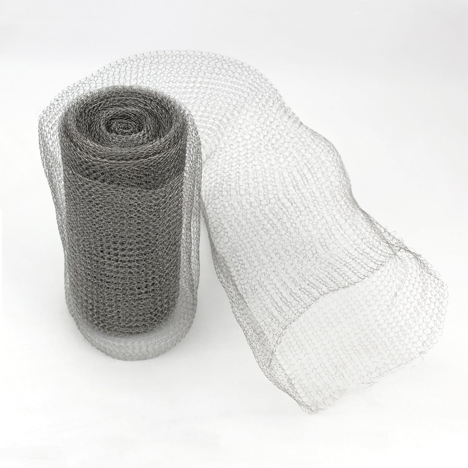 Upgraded Stainless Wire Mesh 5''X30Ft Stainless Steel Mesh Roll Gap Blocker DIY Hole Fill Mesh & Wire Cloth for House Garden Plants Protection