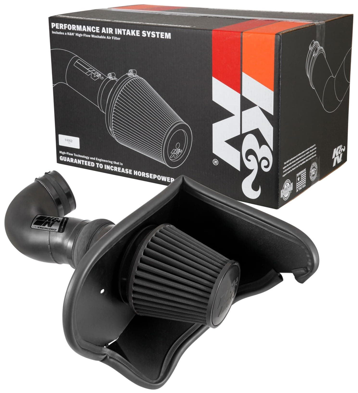Cold Air Intake Kit: High Performance, Increase Horsepower: Compatible with 2016-2019 Chevy Camaro SS, 6.2L V8, 71-3092