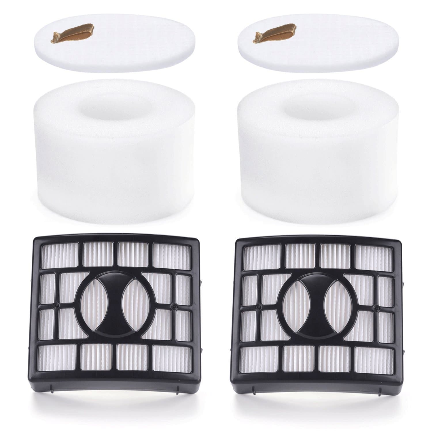 SOFTMATE NV680 Shark Replacement Filter Foam and HEPA Vacuum Cleaner Rotator Powered Lift-Away Speed parts For Shark NV680,NV683,NV681, NV682,NV800, NV800W, NV801,UV810