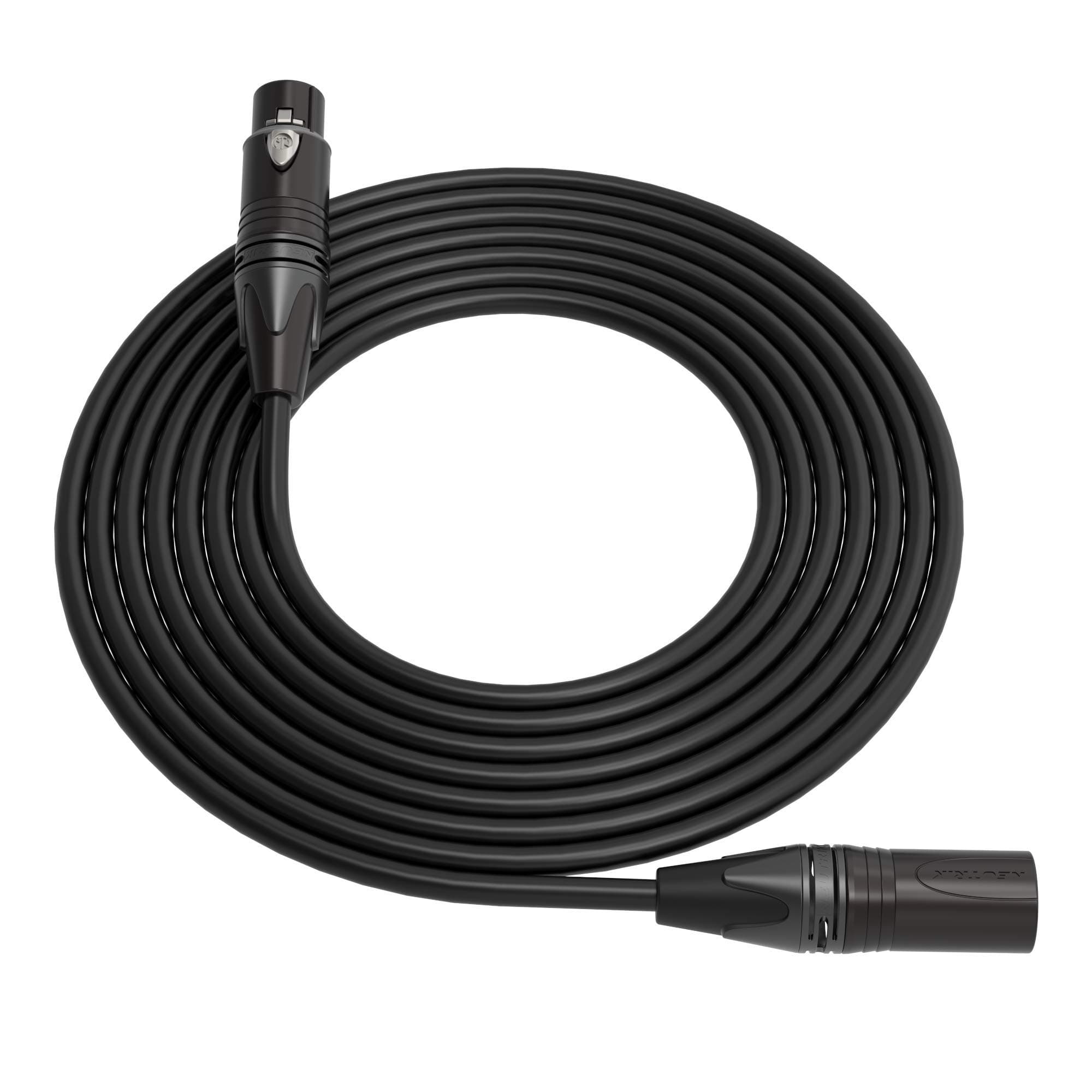 Canare L-4E6S Star Quad Balanced Microphone Cable | XLR-M to XLR-F | Neutrik Gold | 60 Feet | Assembled in The USA