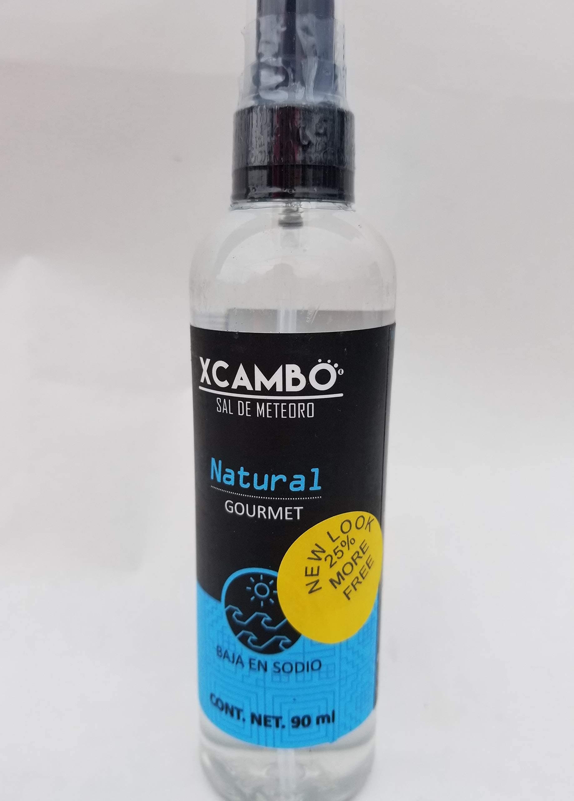 Xcambo Mayan Gourmet Low Sodium Liquid Salt Spray (Natural Sea Salt) for Drinks, Finishing Dishes, and Enhancing Flavor