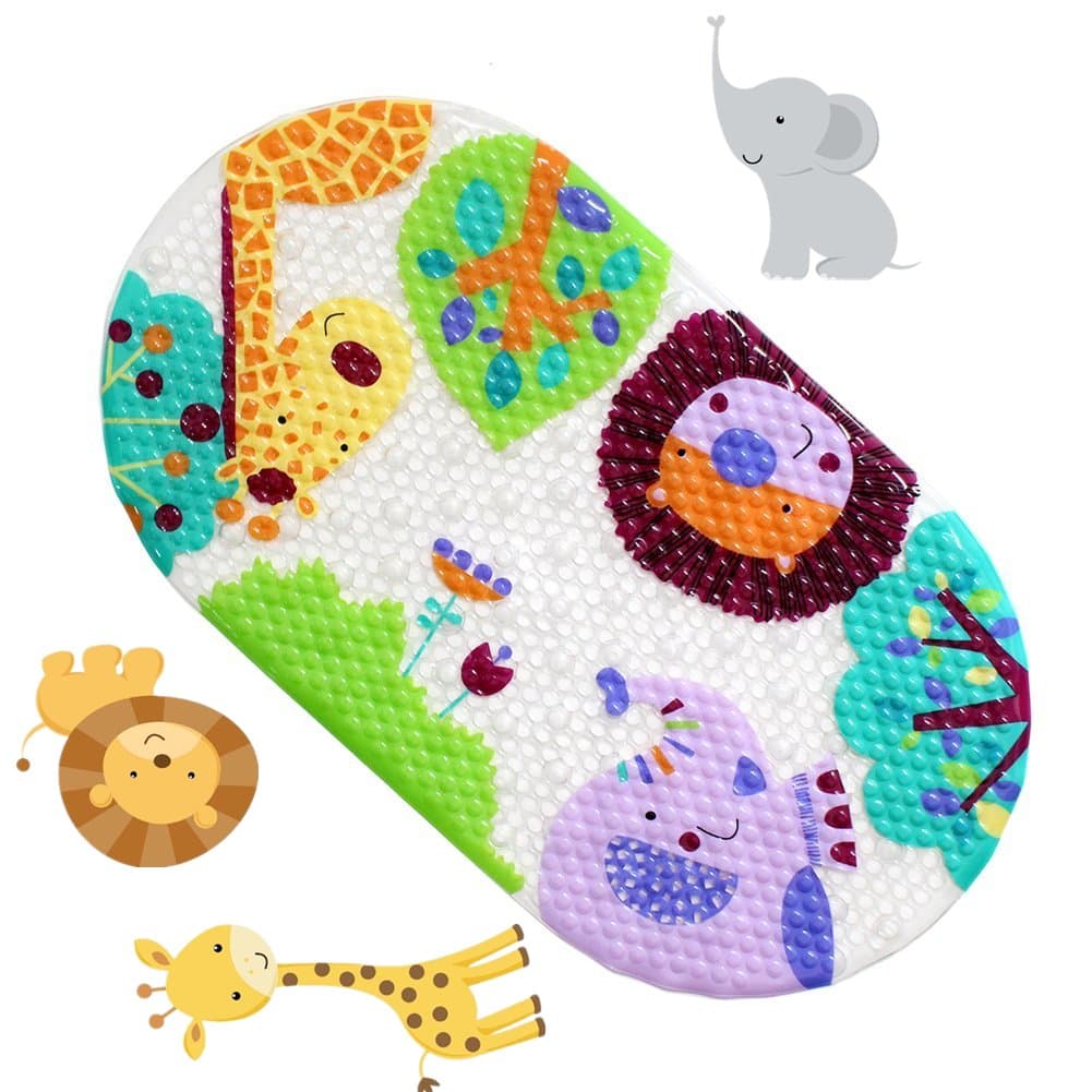 Anlasskids cartoon non-slip mats, mildew-resistant non-slip mats for children. Lion