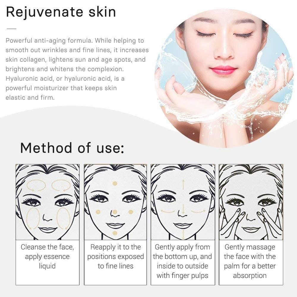 Korean Skin Care Face Mask Sheets - Natural Ampoule Masks set (pack of 6) - Snail, Collagen, Red Ginseng, White Pearl, Aloe, Cucumber, Skin Care k beauty facial mask for Women, Girls