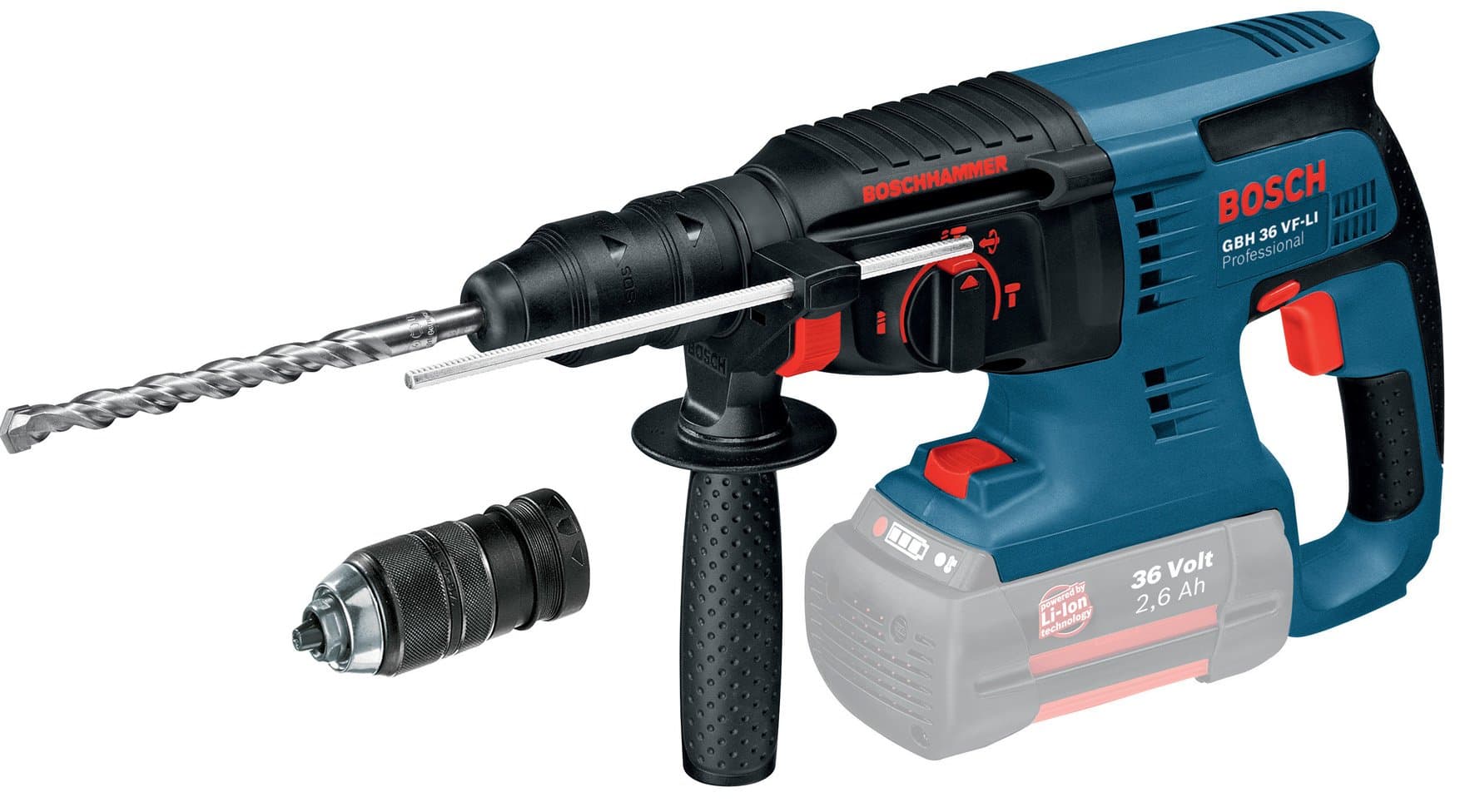 BOSCH (Bosch) 36V battery hammer drill (body only) [GBH36VFH]