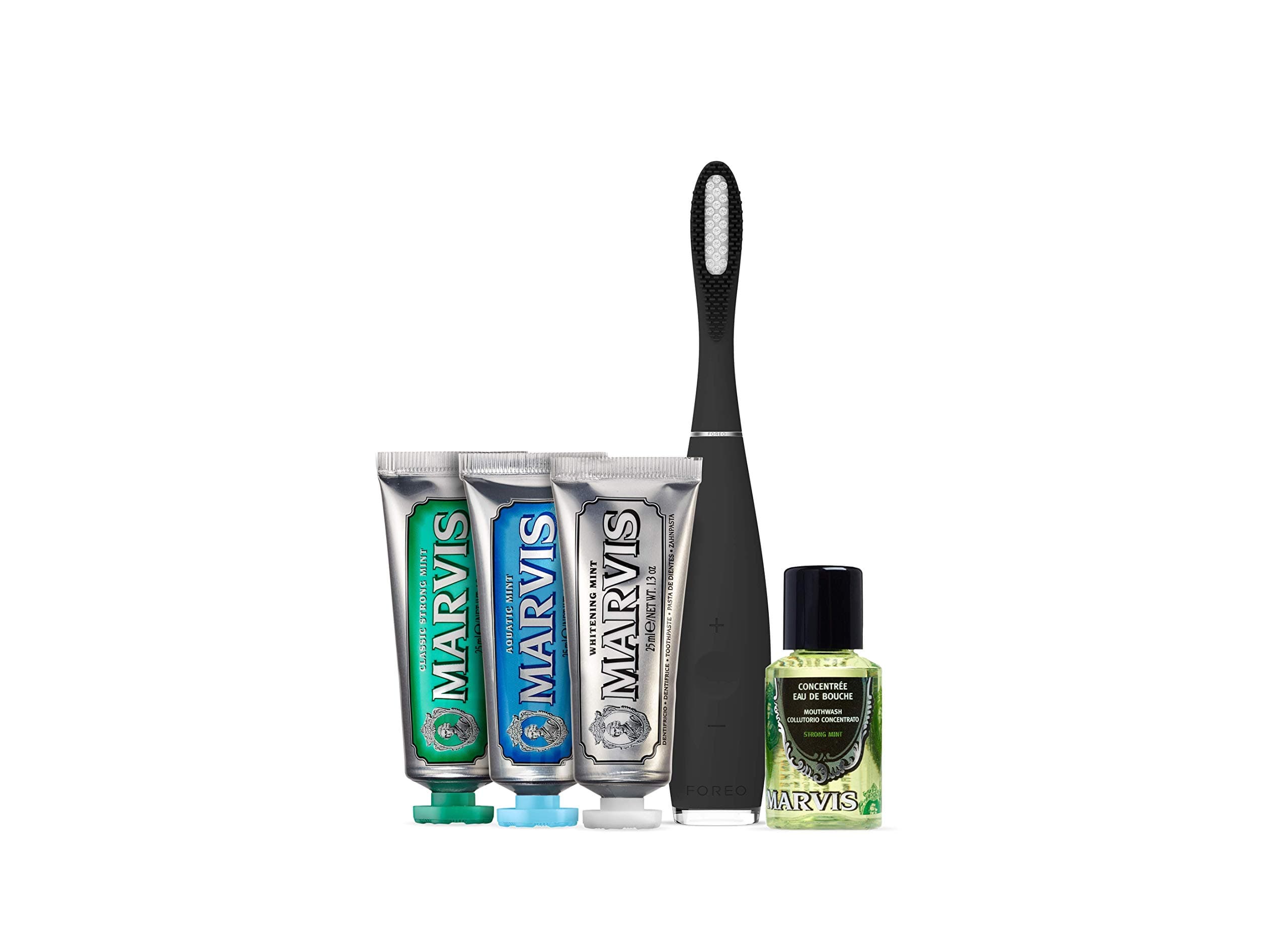 FOREO ISSA Hybrid Rechargeable Electric Toothbrush & Marvis Oral Care Gift Set