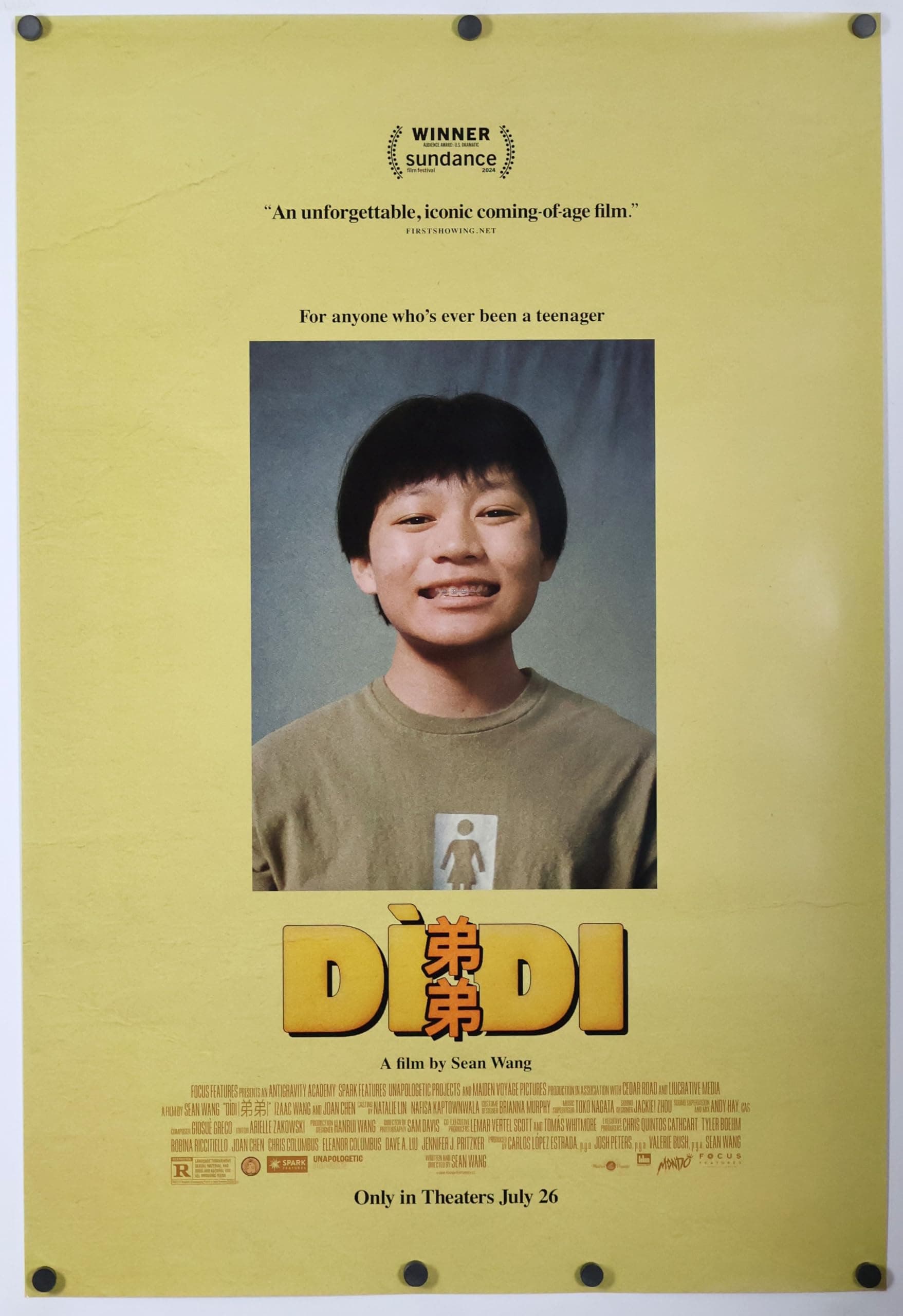 DIDI MOVIE POSTER 2 Sided ORIGINAL 27x40 2024