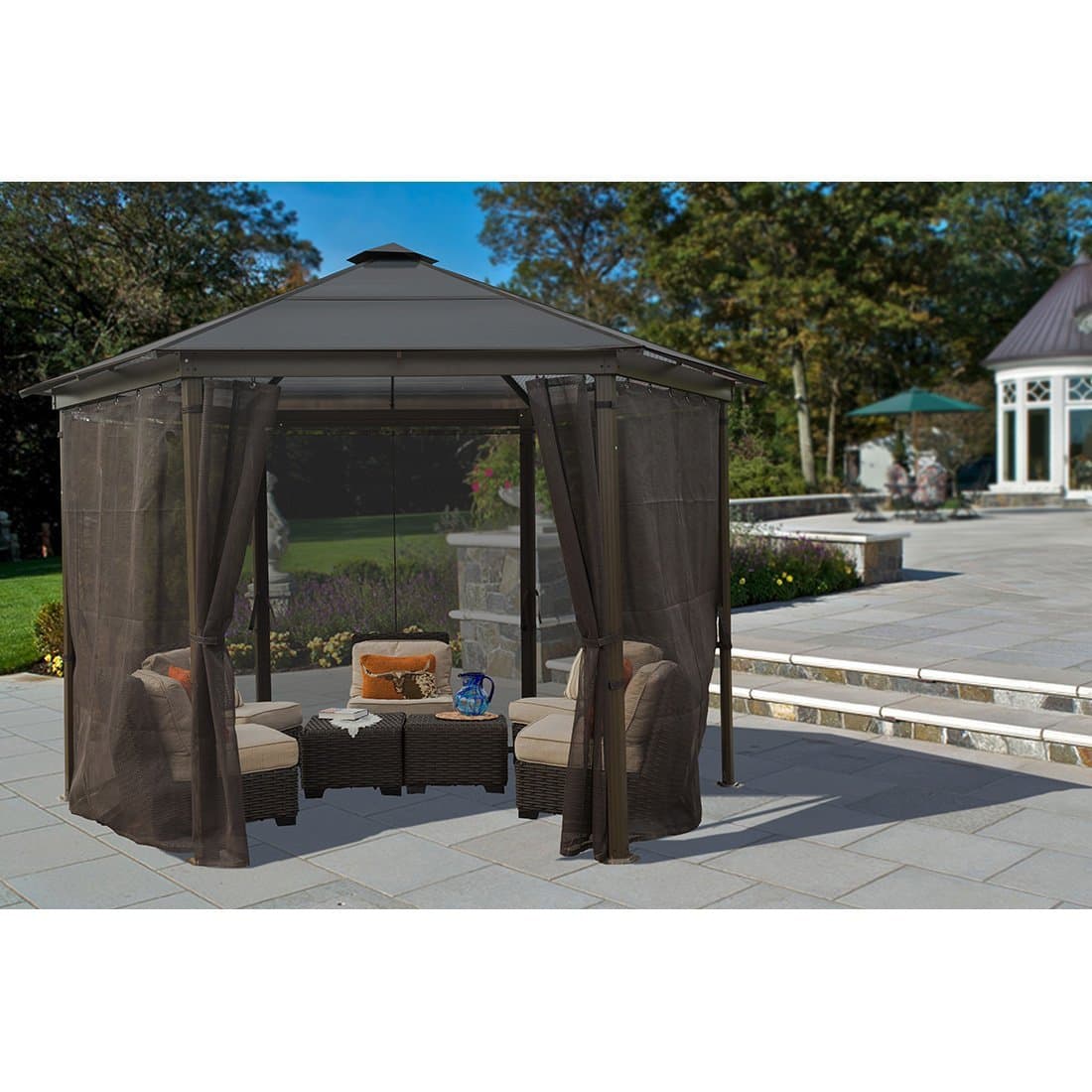 STC GZ506D Carolina Gazebo with Netting