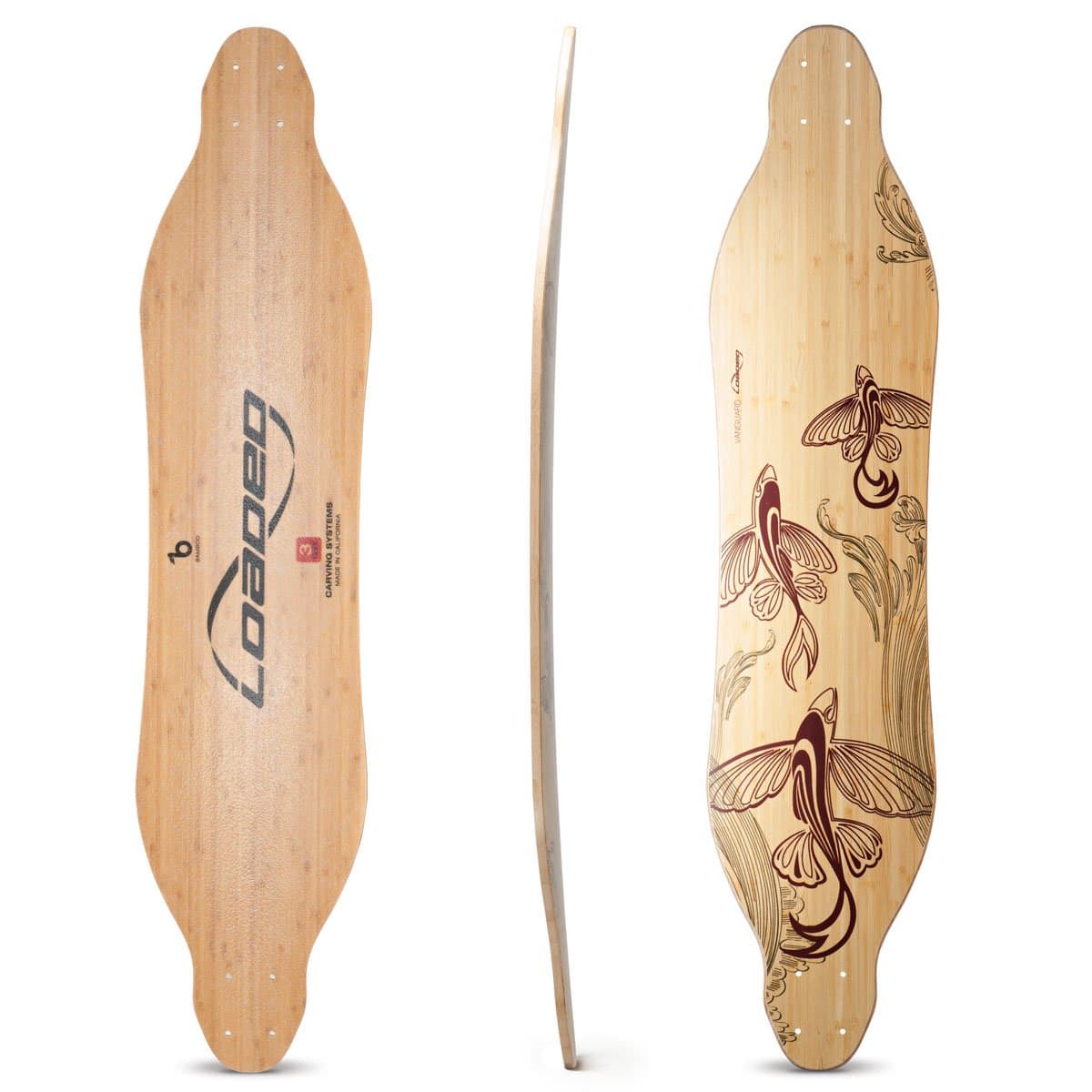 Boards Vanguard Bamboo Longboard Skateboard Deck