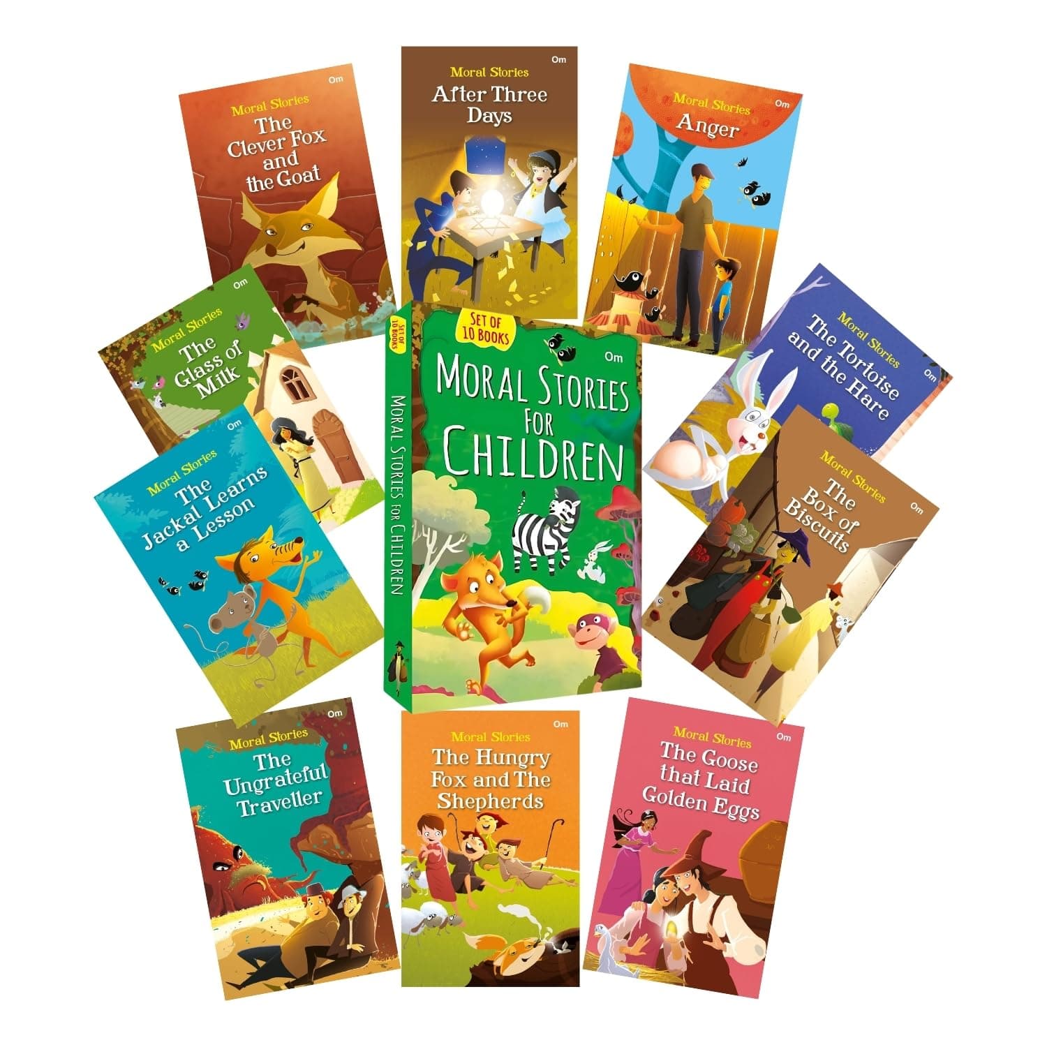 Moral Stories for Children: 10 in 1 Timeless Moral Stories for Kids | Kid’s Inspiring Storybooks | Teach Values Through Fun Tales | Honesty & Wisdom | Life Lessons Library | Bedtime Story Book for Little Scholars