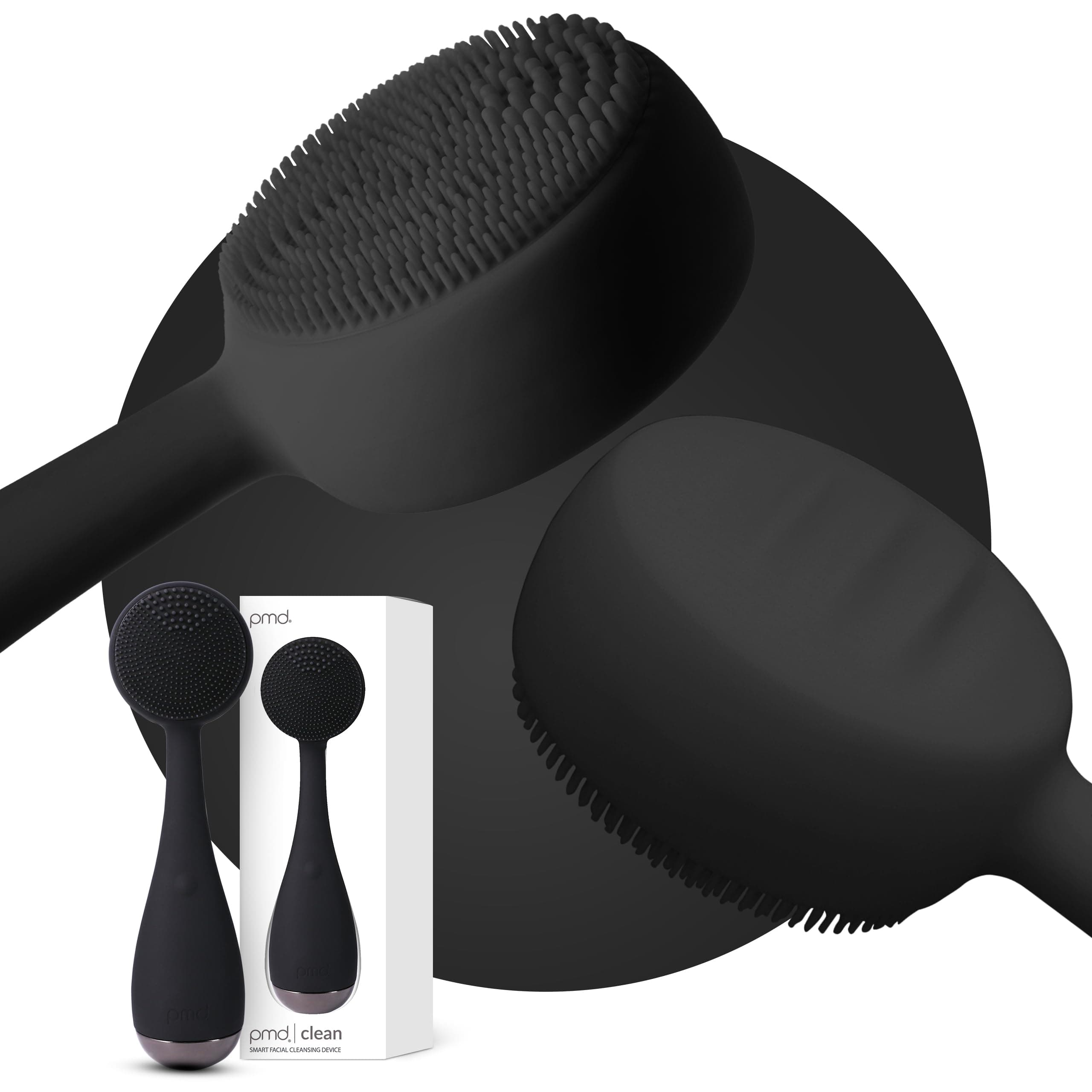 PMD Clean - Smart Facial Cleansing Device with Silicone Brush & Anti-Aging Massager