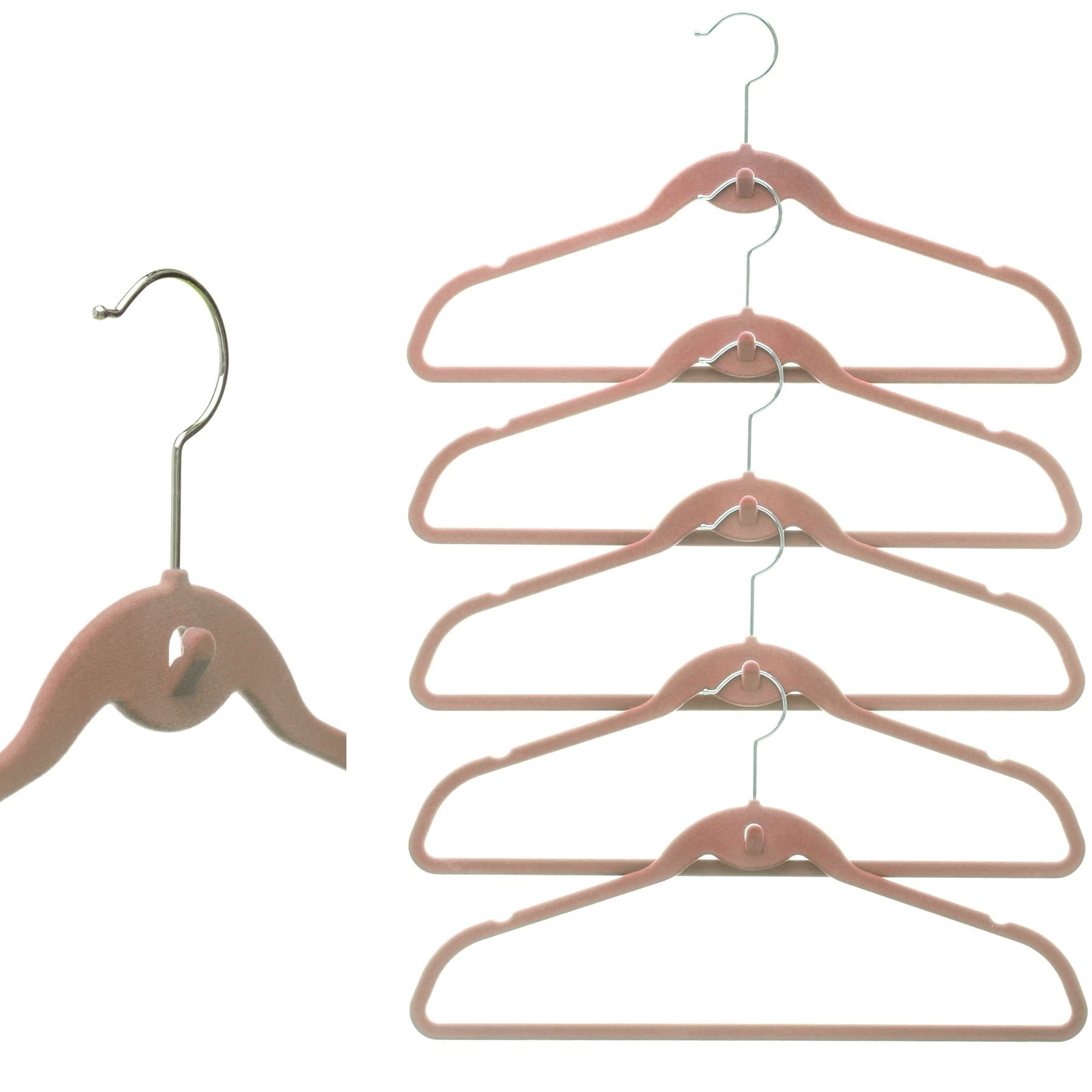 50 Pack ClutterFREE Cascade Hangers - Taupe
