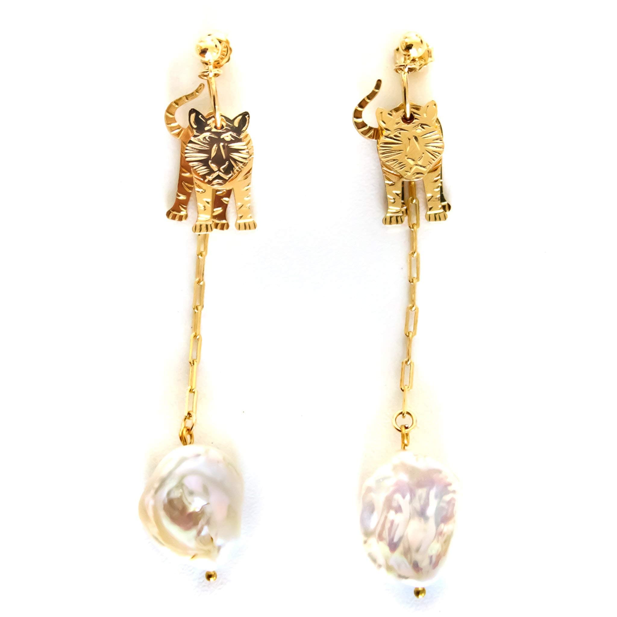 HinsonGayle Fine Pearl JewelryHinsonGayle 2-Strand Gemstone & Genuine Freshwater Cultured Pearl Lariat Necklace (8 Color Styles)