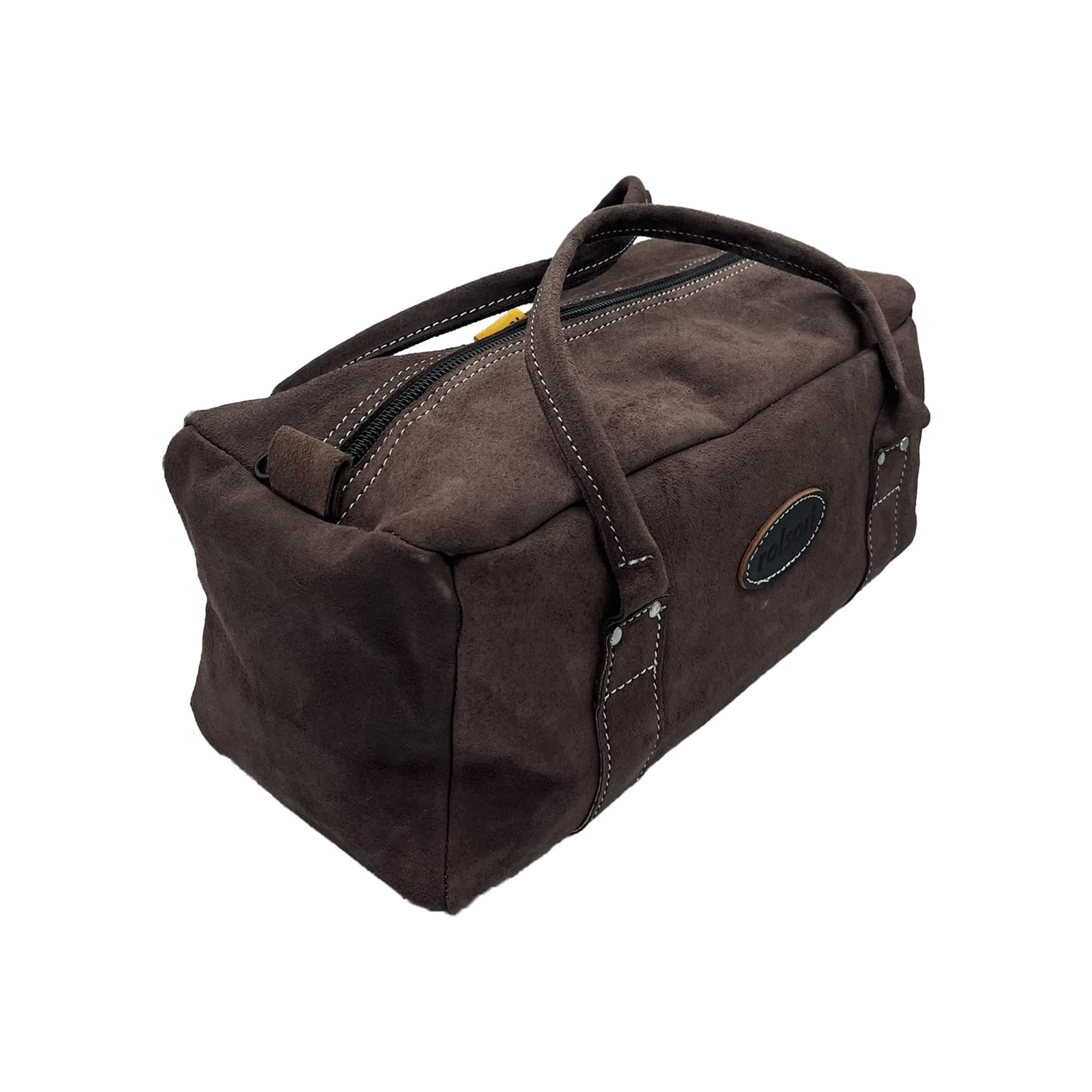 Rolson 68281 350mm Leather Contractor Tool Bag