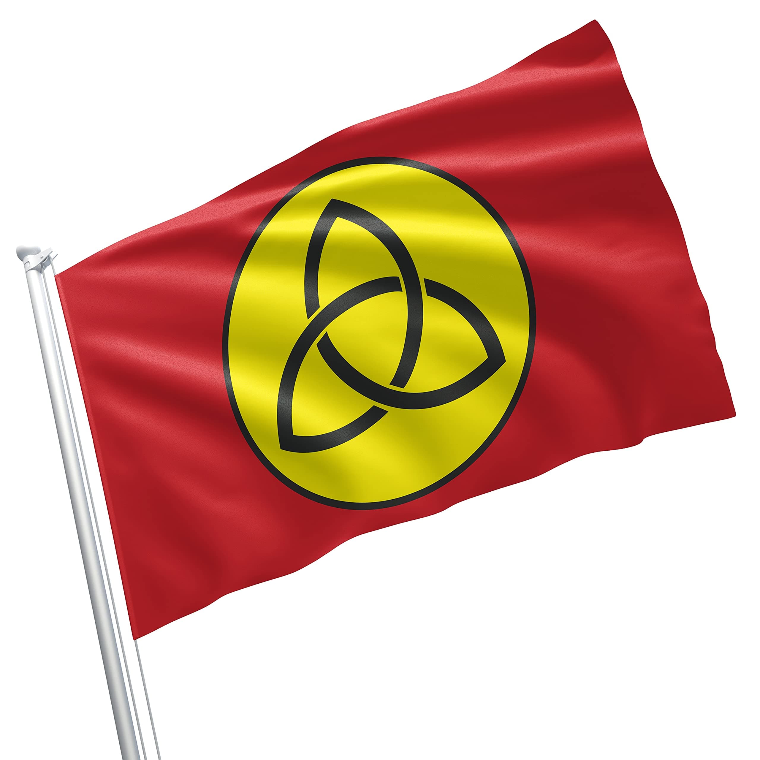 Trinity Russian Nordic Slavic Aryan Runes Flag Banner 3x5 Nylon