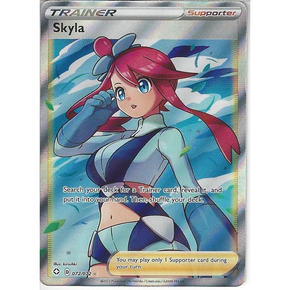 Pokemon 072/072 Skyla | Rare Ultra Card | Shining Fates