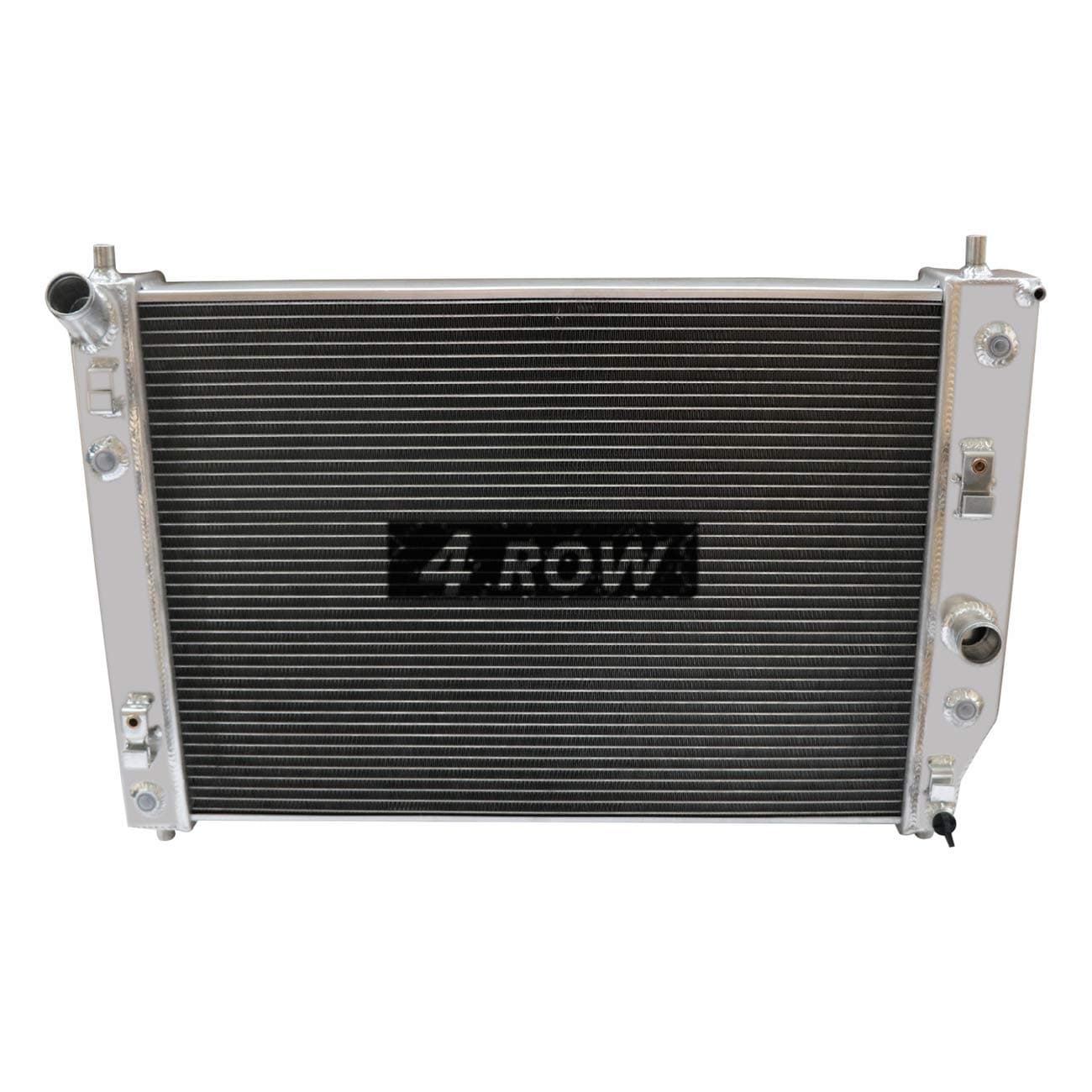 CoolingSky 62MM 4 Row Core Aluminum Radiator for Chevrolet Corvette C6 & SSR V8 Models w/Double Oil Cooler 2005-2013