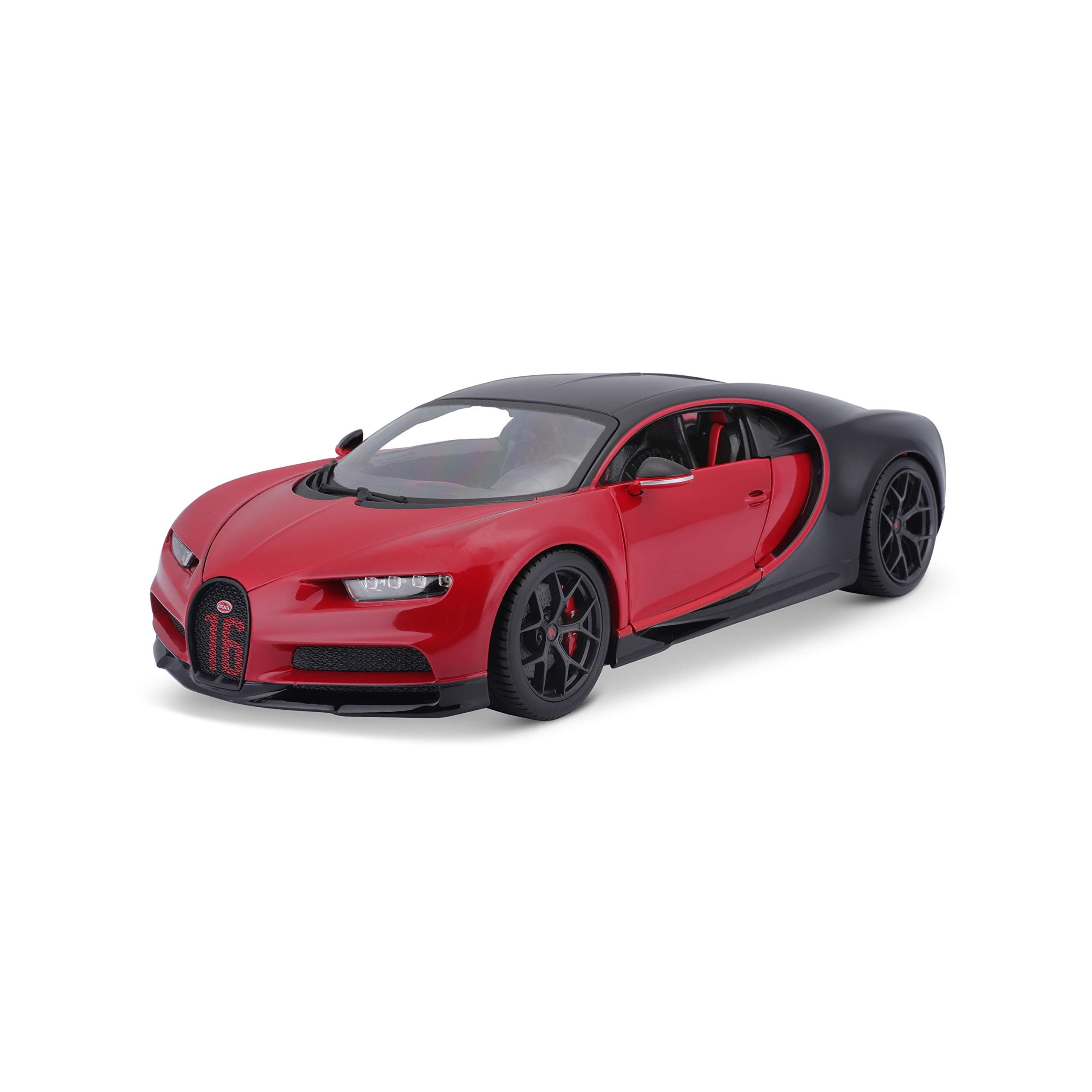 Burago 1/18 Bugatti Chiron Sport 16 Bburago Bugatti Chiron Sport Black Red Sports Car Diecast Car Mini Car