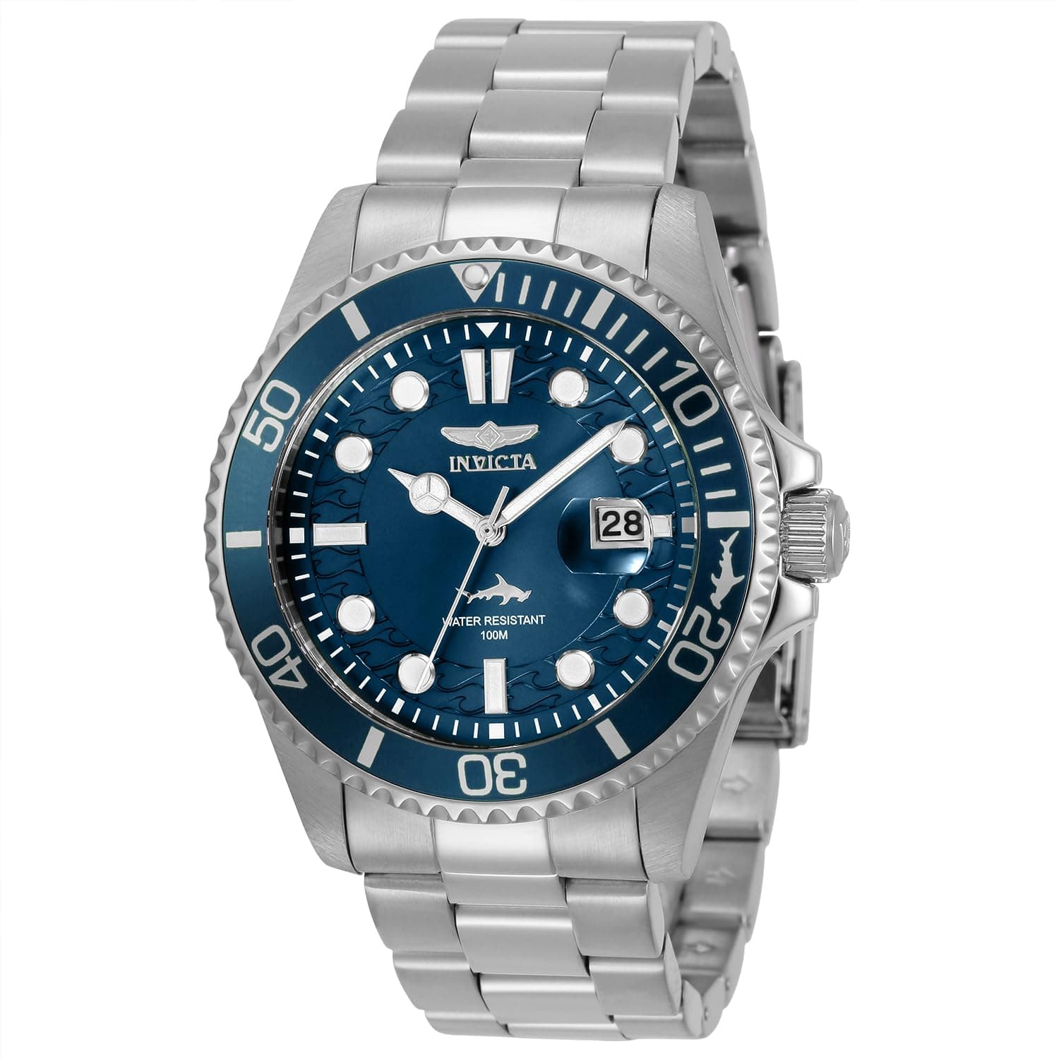 Invicta Pro Diver Stainless Steel Men's Quartz Watch - 43mm