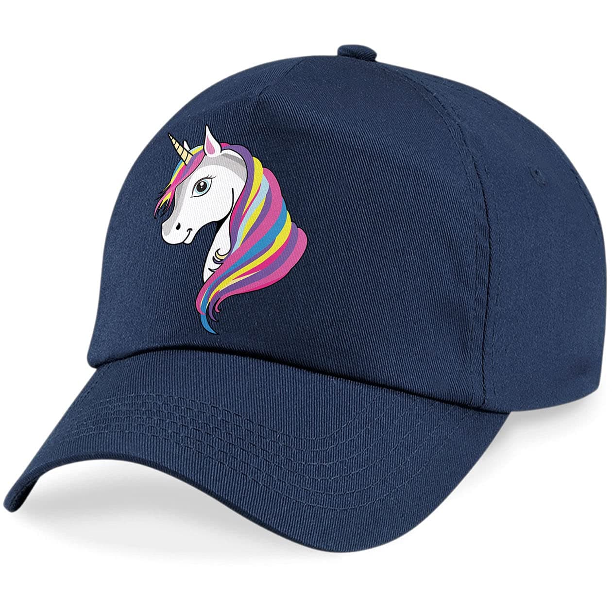 laylawson Girls Unicorn Baseball Cap Rainbow Kids Summer Hat