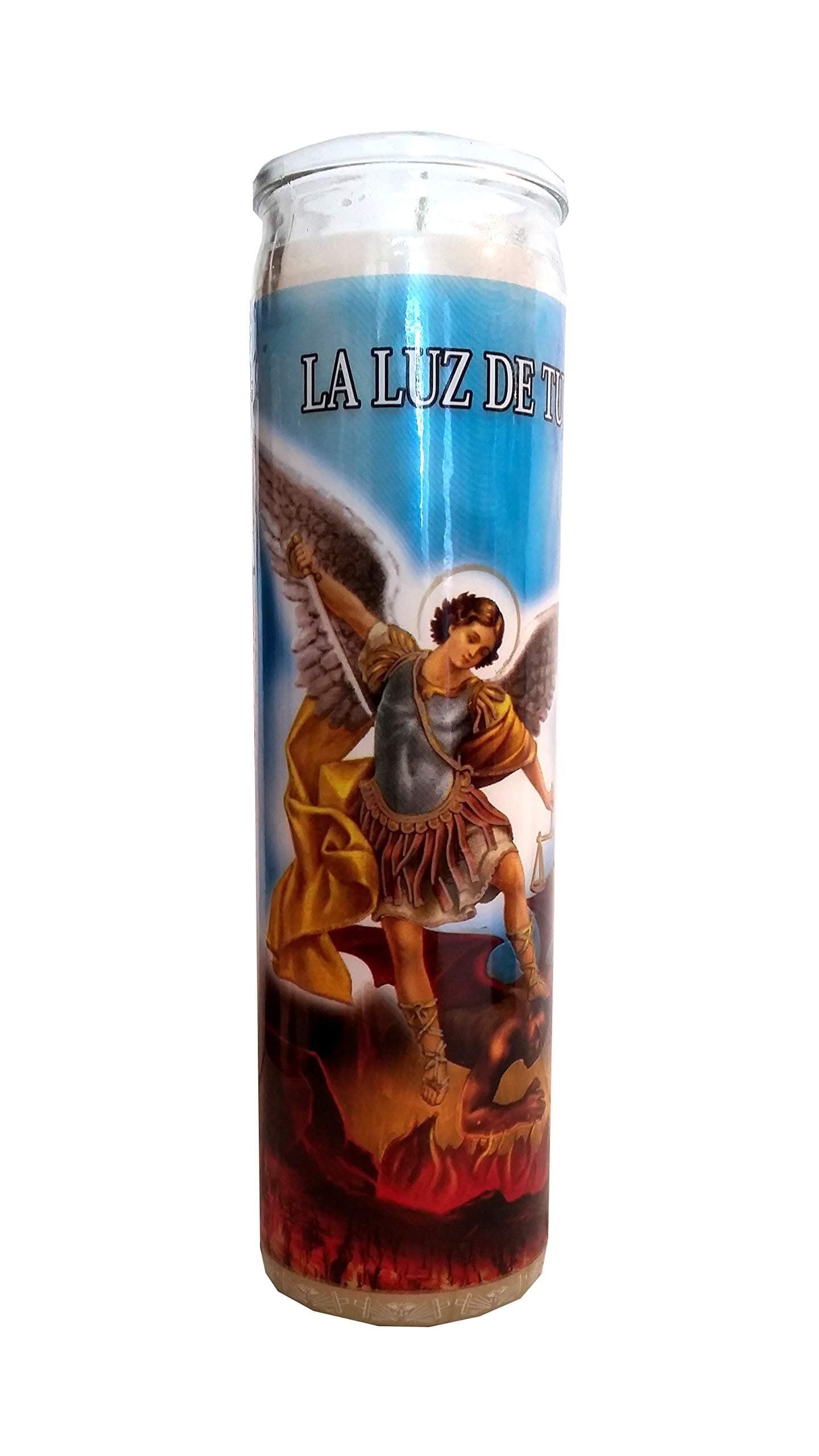 GeorgeSaint Michael (San Miguel Archangel) Devotional Candle (La Luz de Tu Fe)