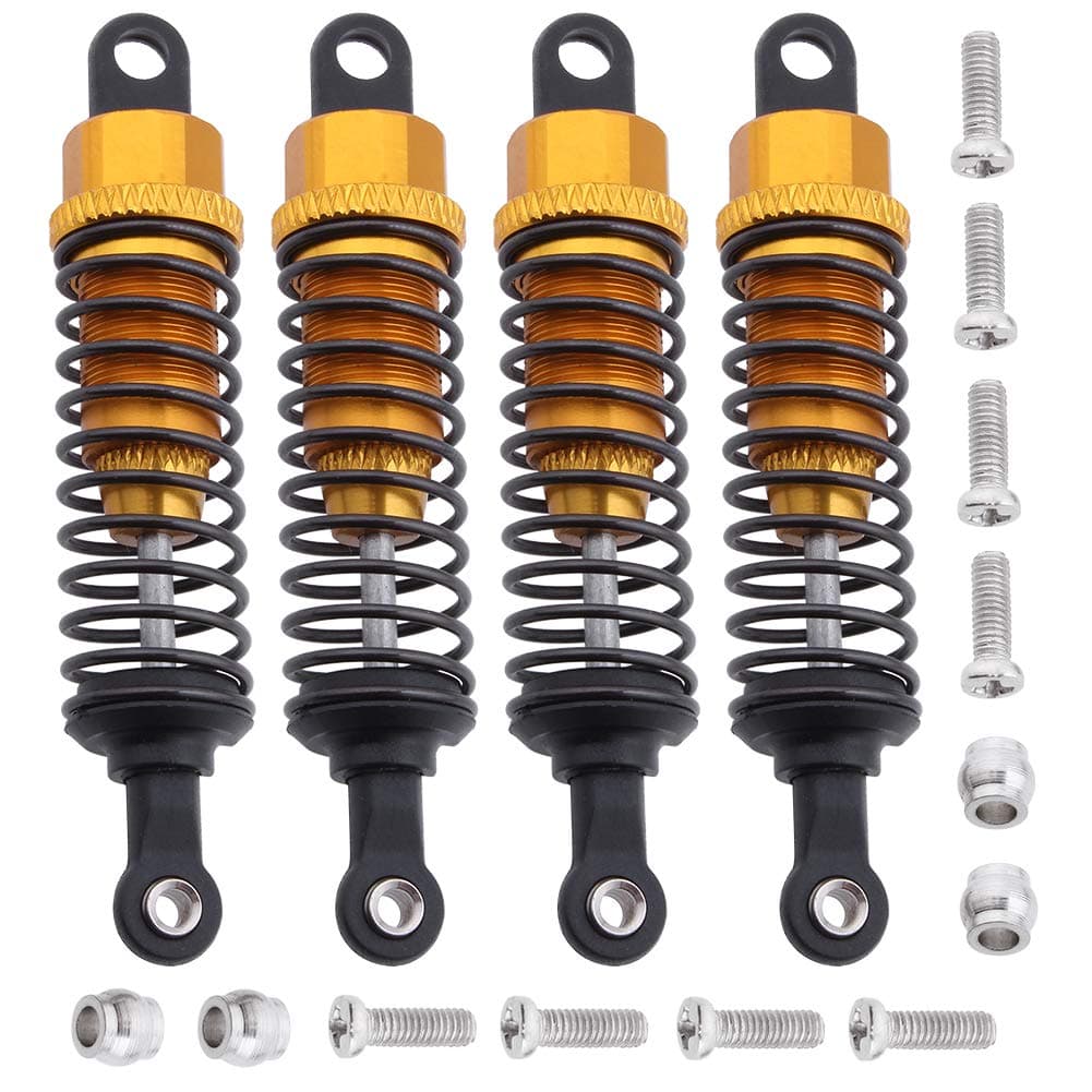 HobbyPark Aluminum Shock Absorber Replacement of M602 23602 Upgrade Parts for Redcat Volcano 18 V2 Himoto E18 1/18 RC Cars Spino Mastadon