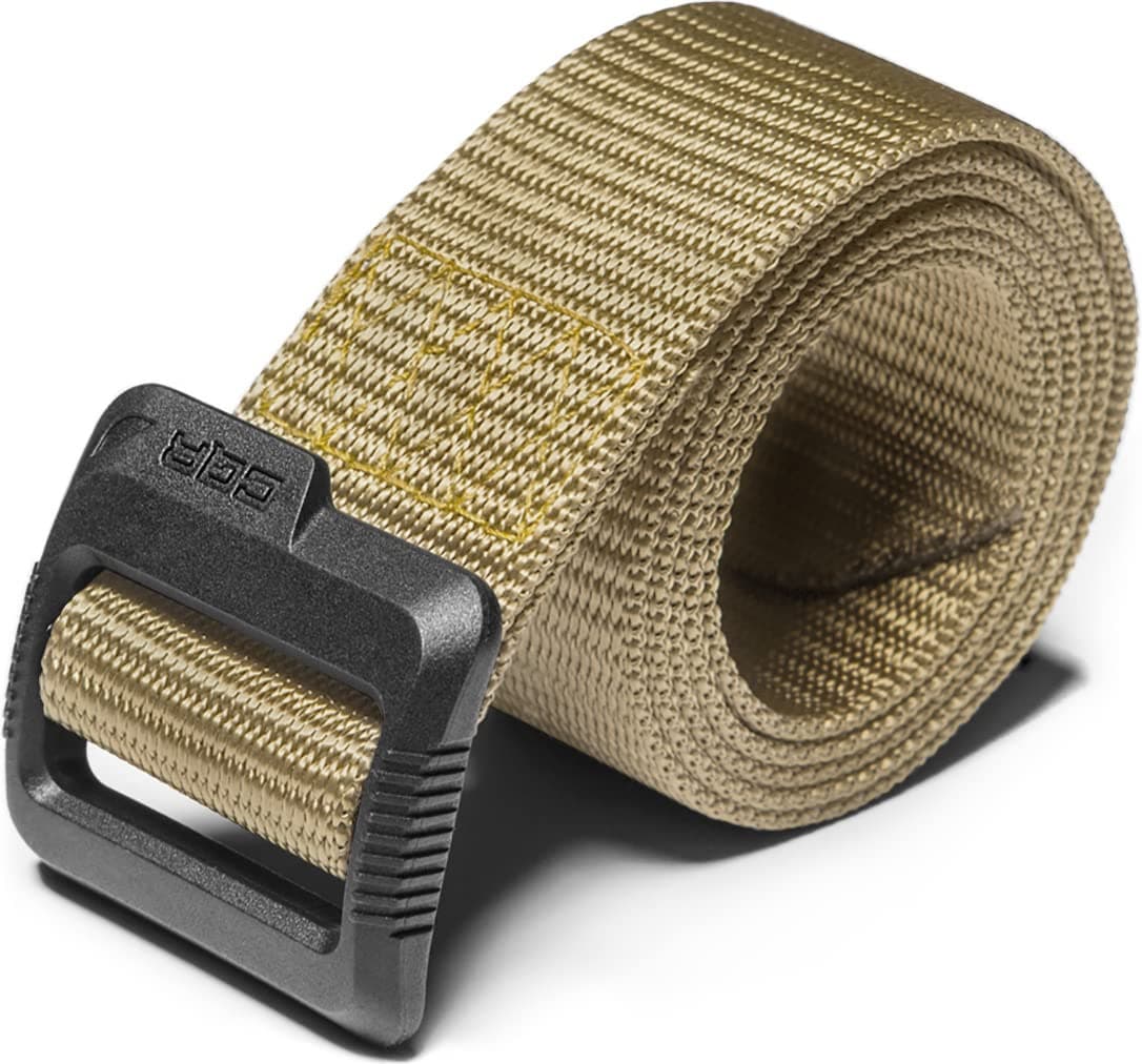 CQR CLSL CQ-MZT01-KHK_M(w32-34) Tactical Belt 100% Full Refund Assurance Nylon Webbing EDC Duty 1.5" Belt MZT01