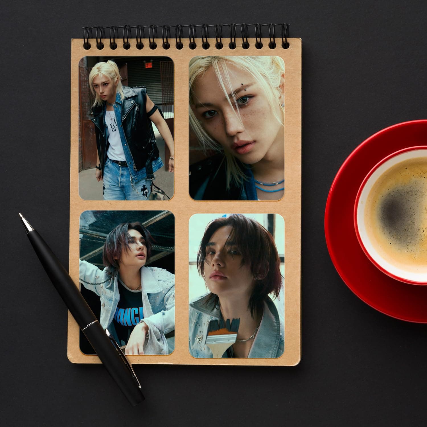 Stray Kids "Ate" Album Concept Glossy Laminated Photo Cards (Set of 28+4 Freebies)