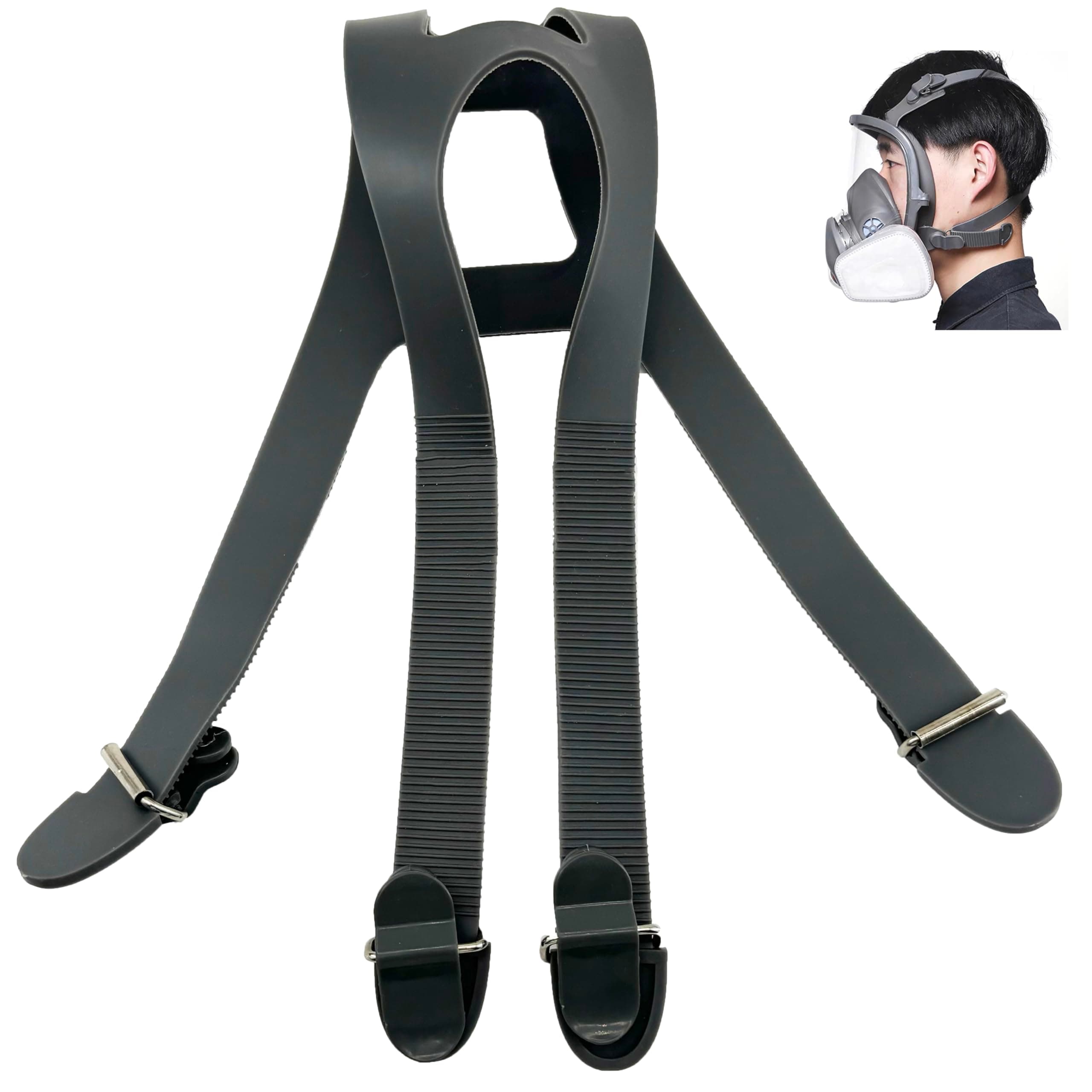 6897 Head Belt Strip Set For 6800 Dust Mask Half Face Gas Respirator Replace Accessories For 3M 6700/6800/6900 Mask