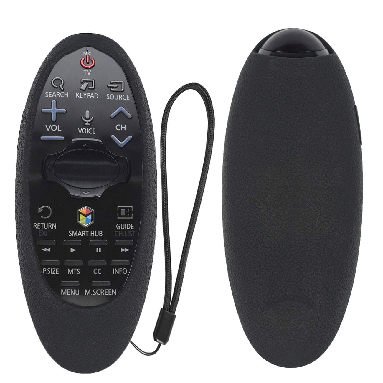 HUAYU Case for Samsung BN59-01185F BN59-01181A BN59-01185A BN59-01181B BN59-01182F LED HDTV Shock Proof Washable Remote Protector Cover (Black)