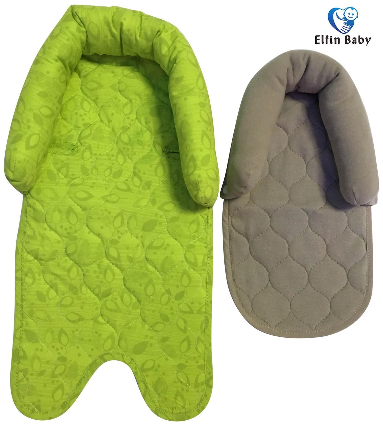 2-in-1 Head Support, Baby Nest Head Support, Green