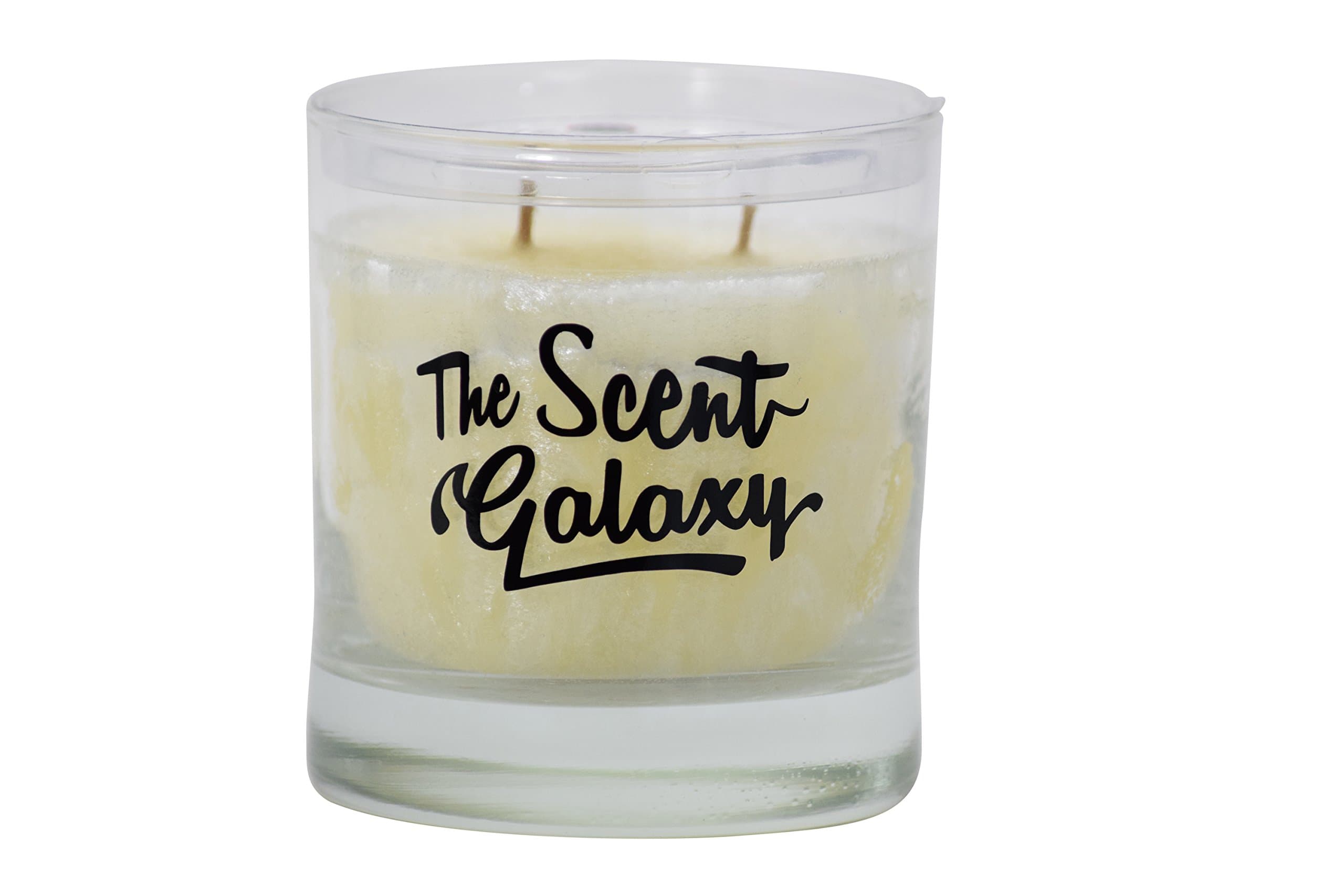The Scent Galaxy - Rose & Jasmine - 2 Wick Palm Wax Candle