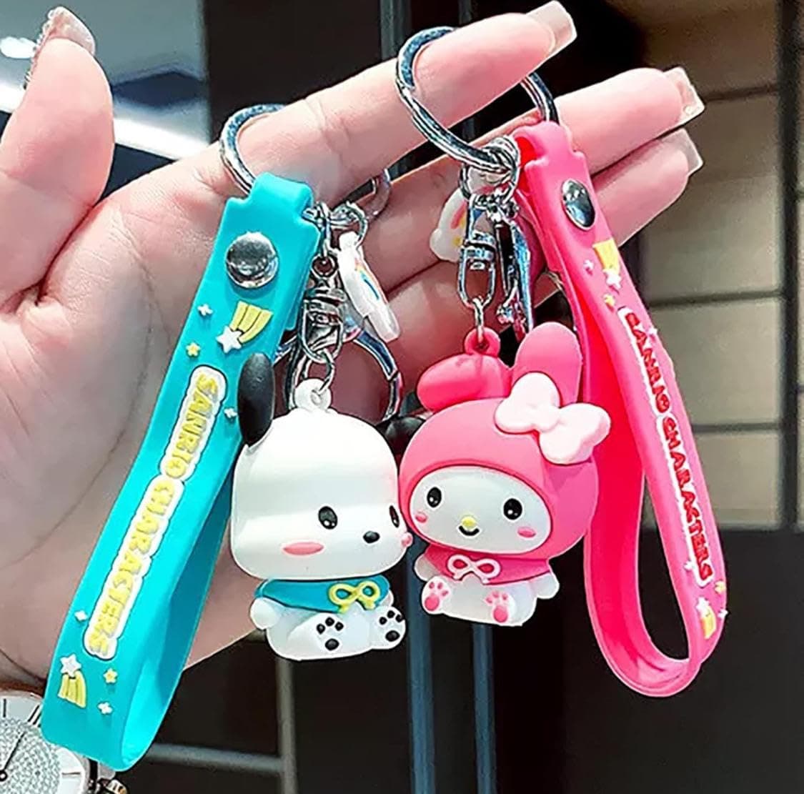 Melody Key Ring For Gifting With Key Ring Best Silicone and Unbreakable for Home, Office, Bag and Office ID (Pack of 1)