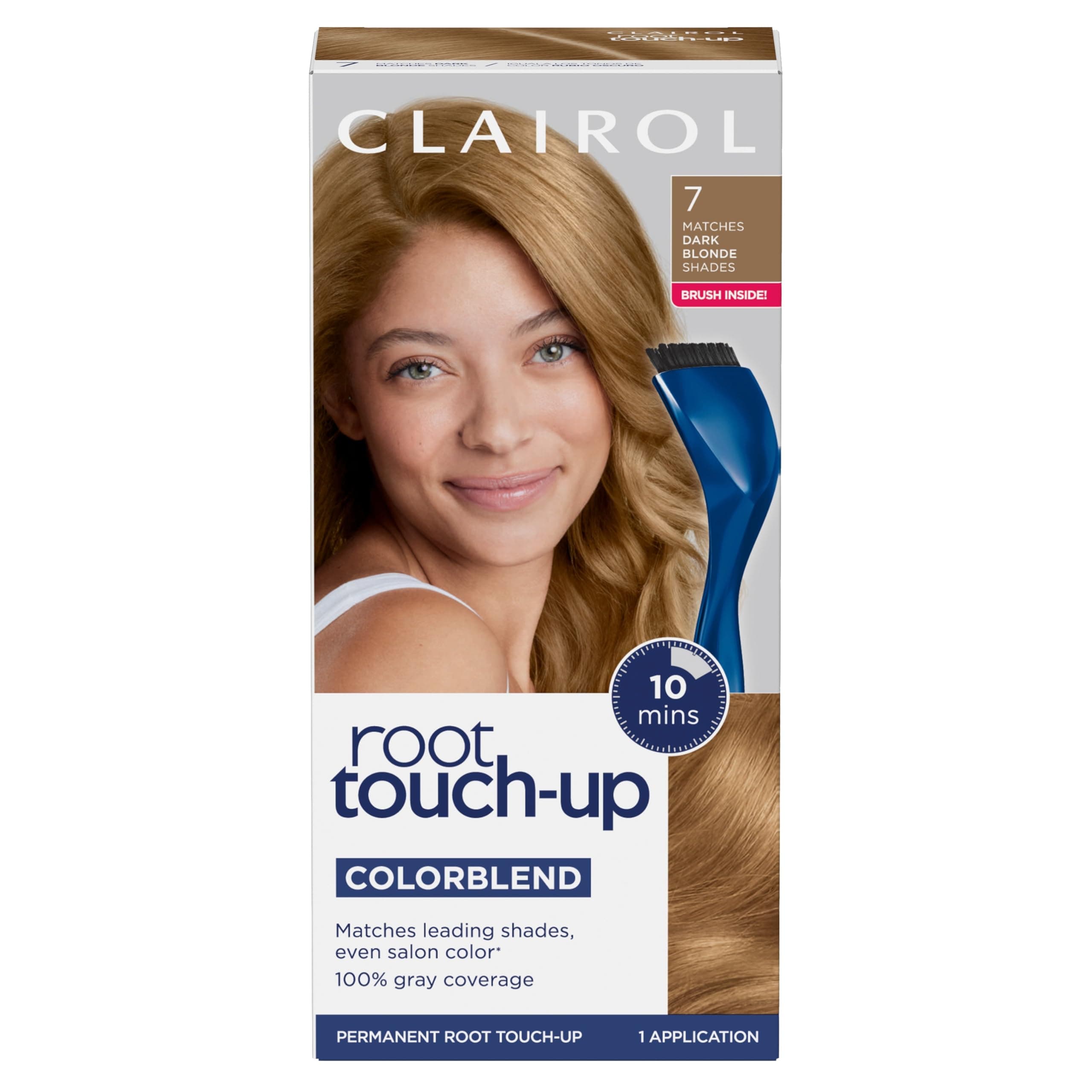 Nice 'n Easy Root Touch-Up 7 Kit (Pack of 2), Matches Dark Blonde Shades of Hair Coloring, Includes Precision Brush Tool