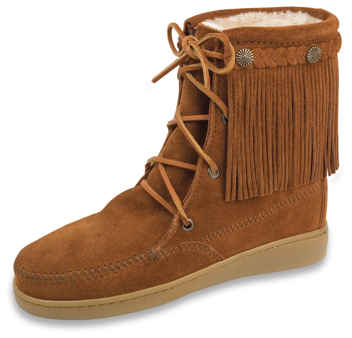 Minnetonka Women's Pile Lined Tramper Ankle Boot