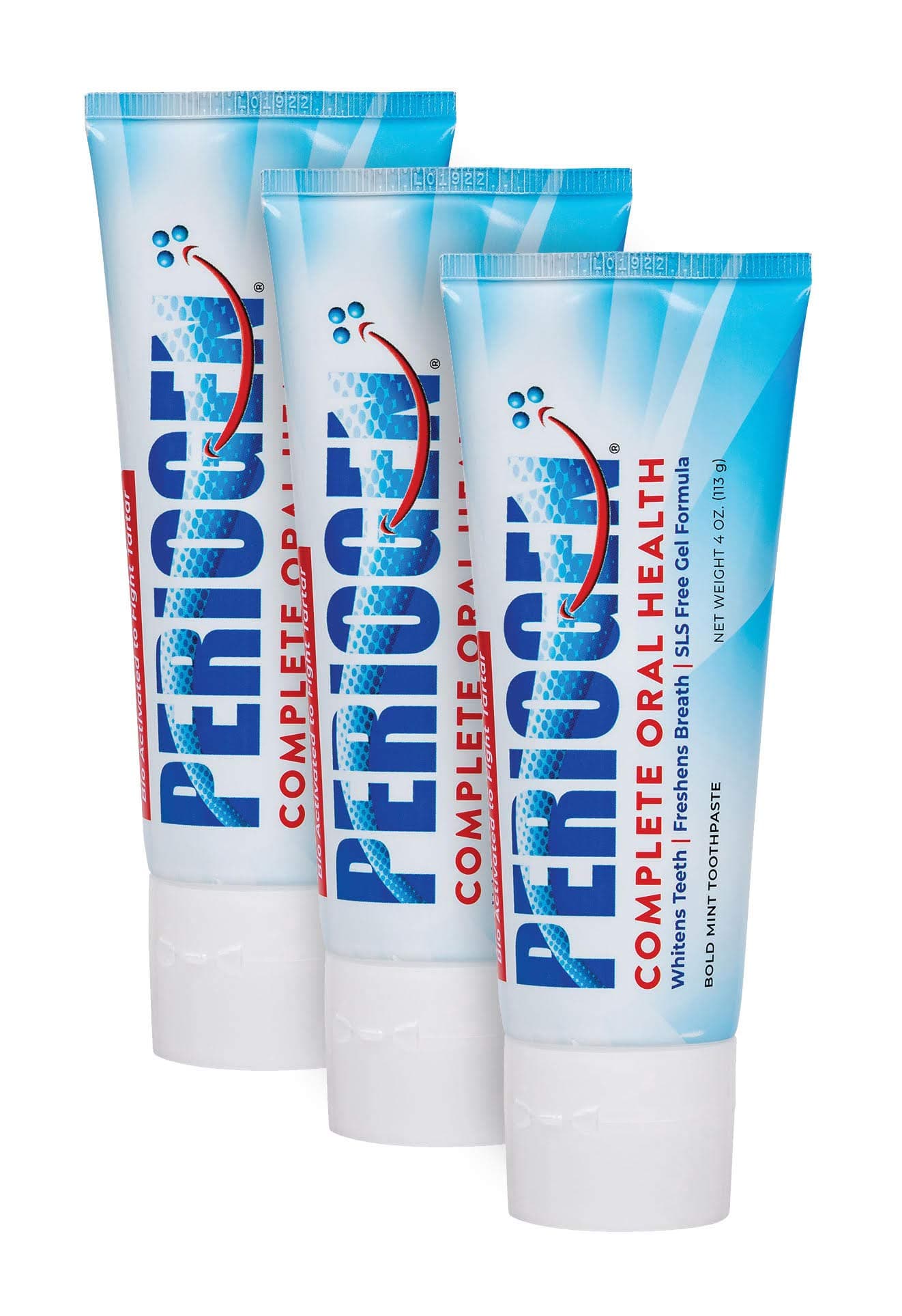 Periogen Toothpaste 3-Pack ($8.32/Tube) - Plaque & Tartar Control Formula - Your Best Value on Periogen Toothpaste!