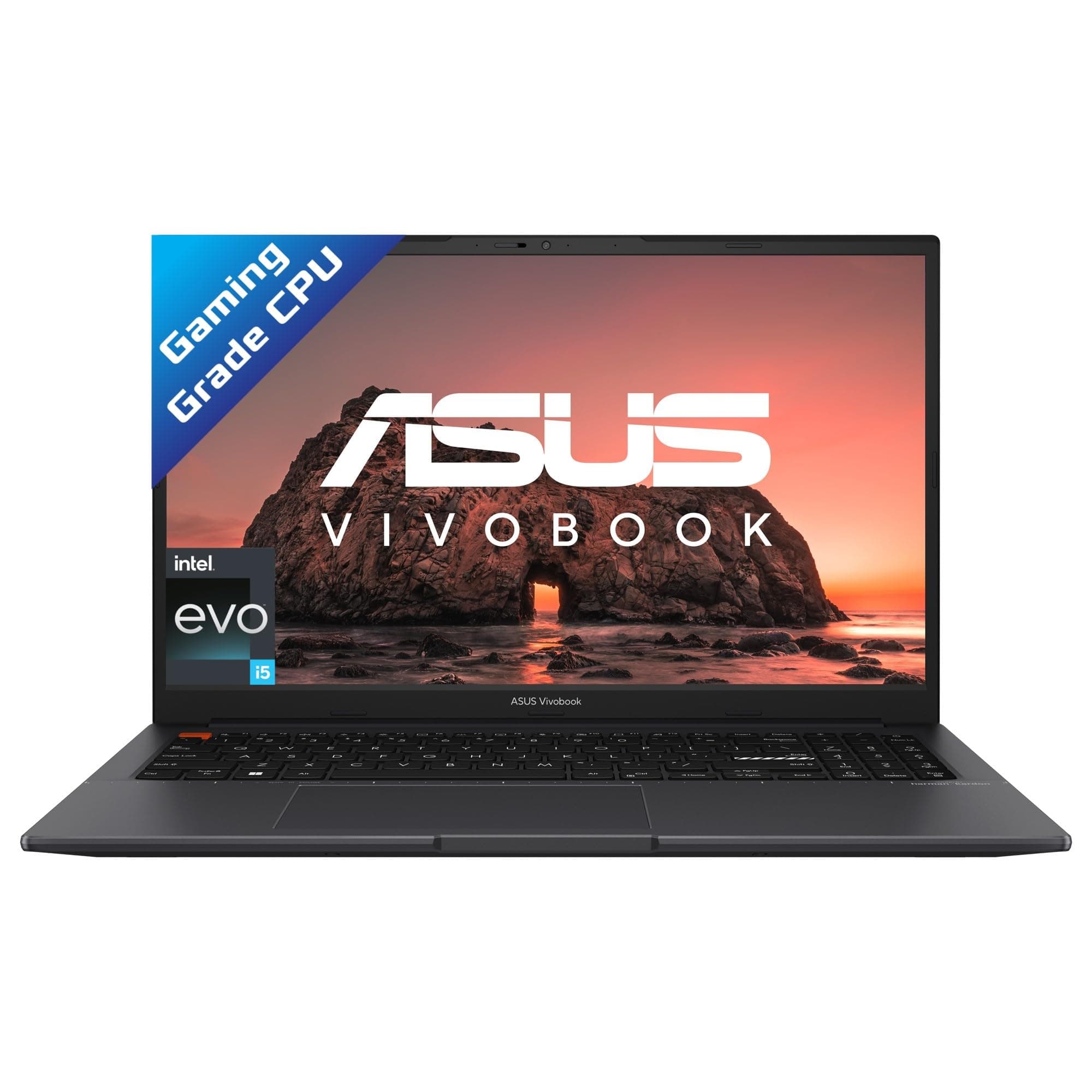 ASUS Vivobook S 15 2022, Intel Core i5-12500H 12th Gen, 15.6-inch (39.62 cms) FHD, Thin & Light Laptop (16GB/512GB SSD/Win11/Office 2021/Backlit/FingerPrint/70WHr/Indie Black/1.80 kg), K3502ZA-KJ542WS