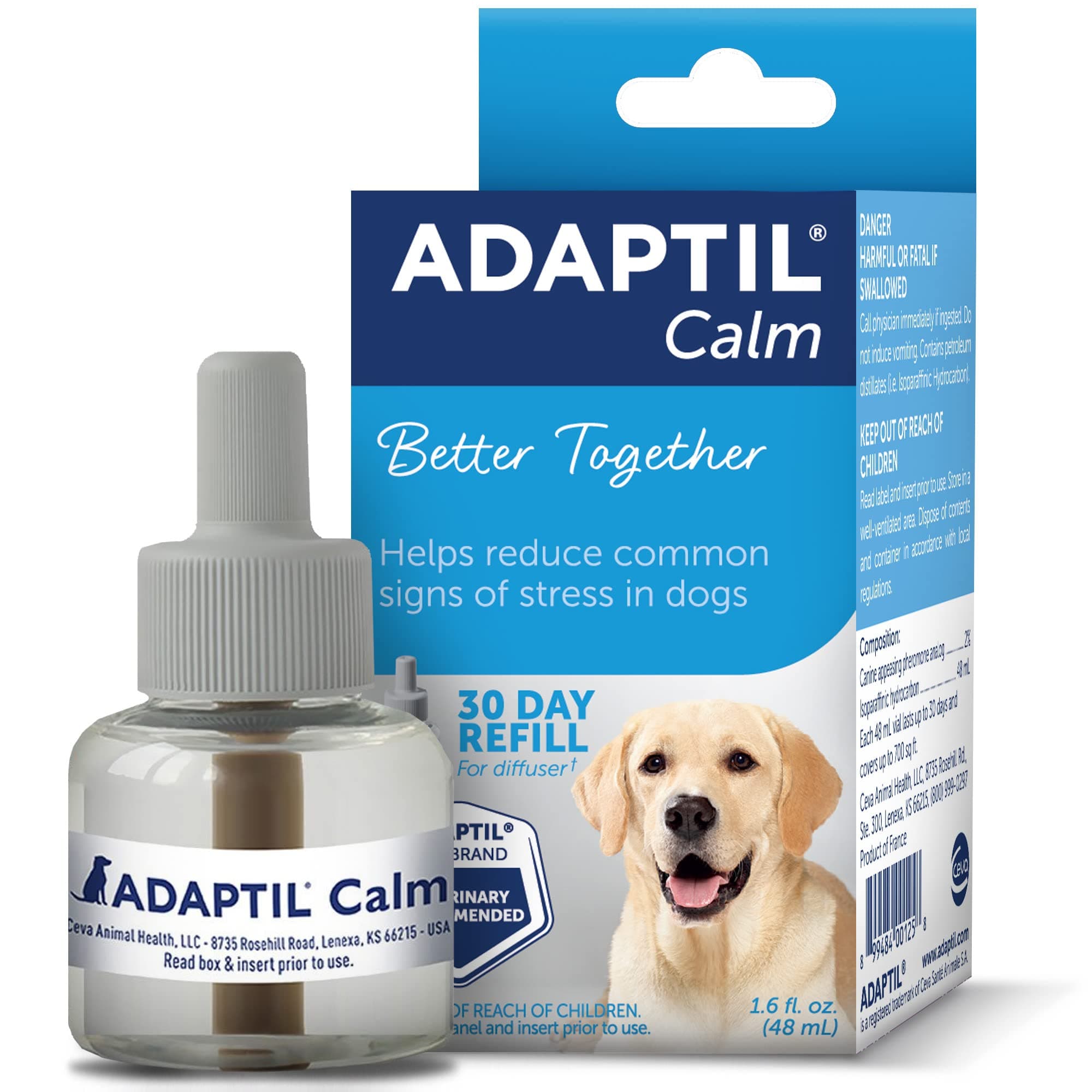 Dog Calming Pheromone, 30 Day Refill - 1 Pack