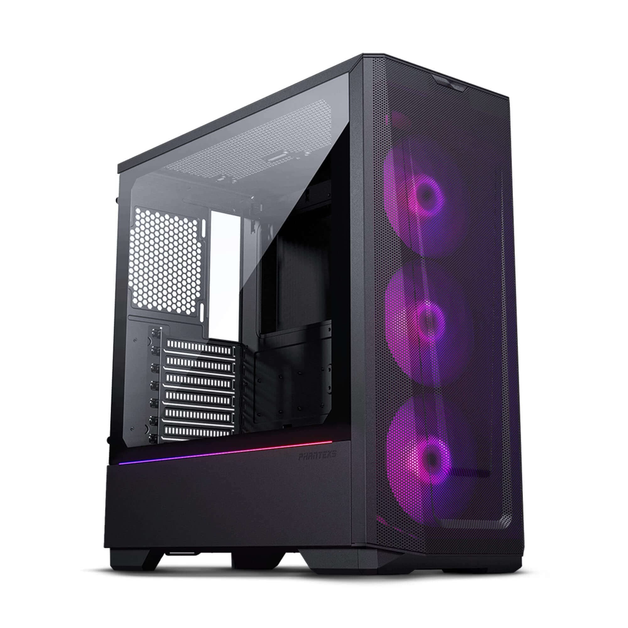 Phanteks (PH-EC360ATG_DBK02) Eclipse G360A Ultra-fine Performance Mesh, Mid-Tower Gaming case, Tempered Glass, Digital-RGB Lighting, Black